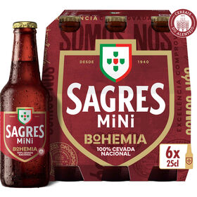 Cerveja com &Aacute;lcool Bohemia Original Mini Sagres Bohemia