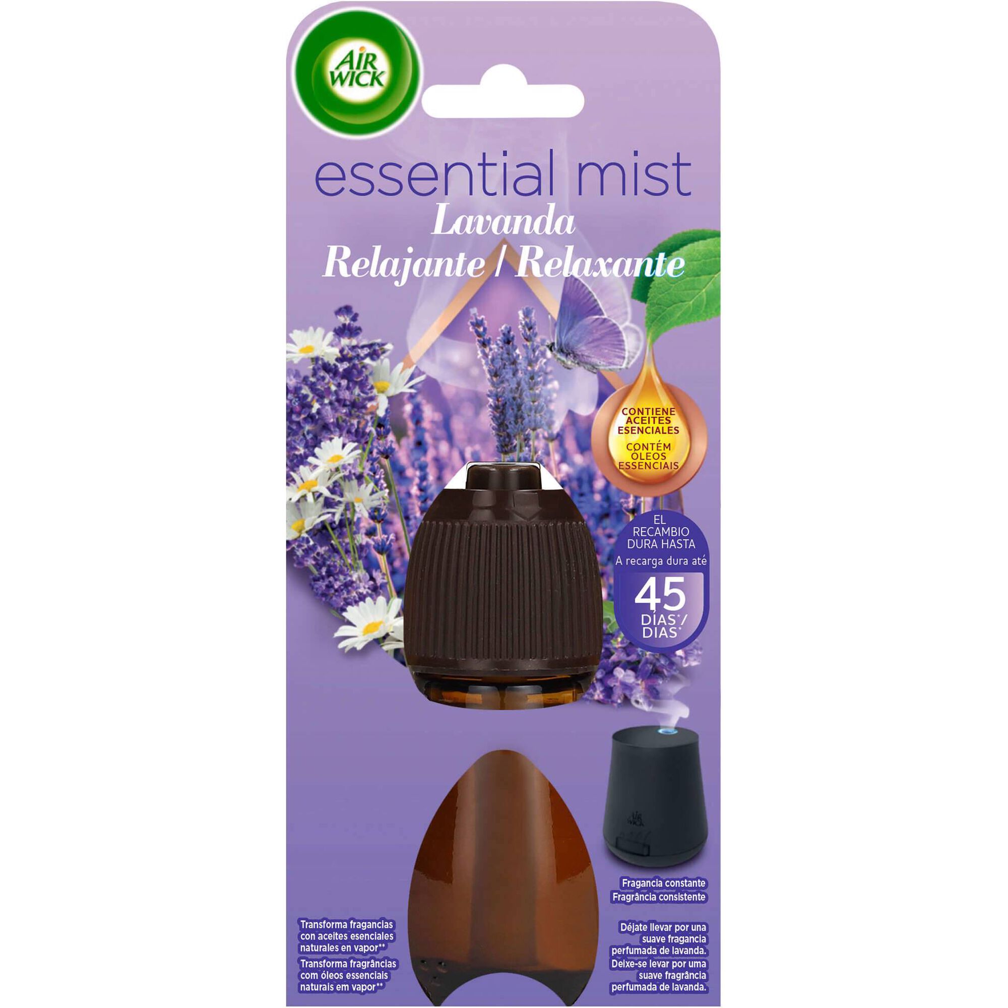 Ambientador Recarga Difusor Essential Mist Lavanda