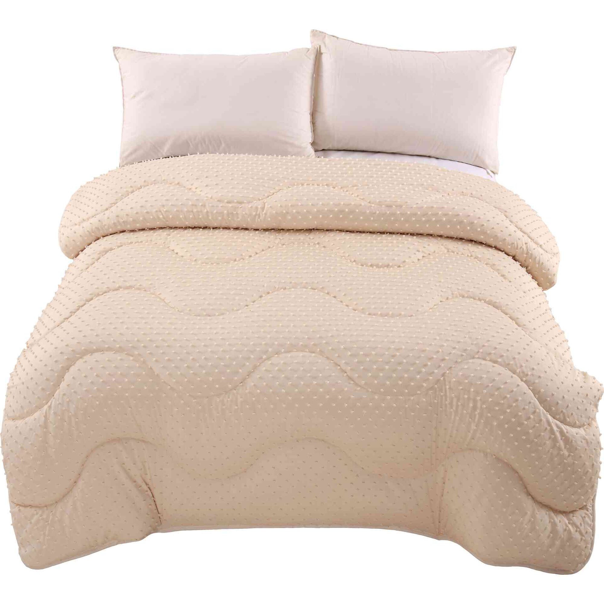Colcha Quilt Bege Kasa