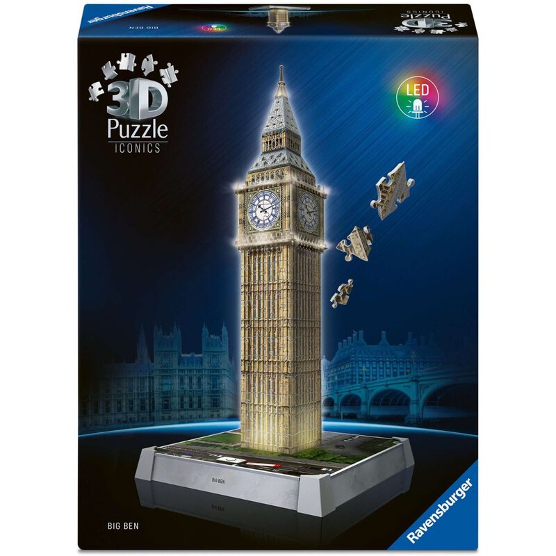 Ravensburger - Puzzle 3D Big Ben Monumentos 216 Peças
