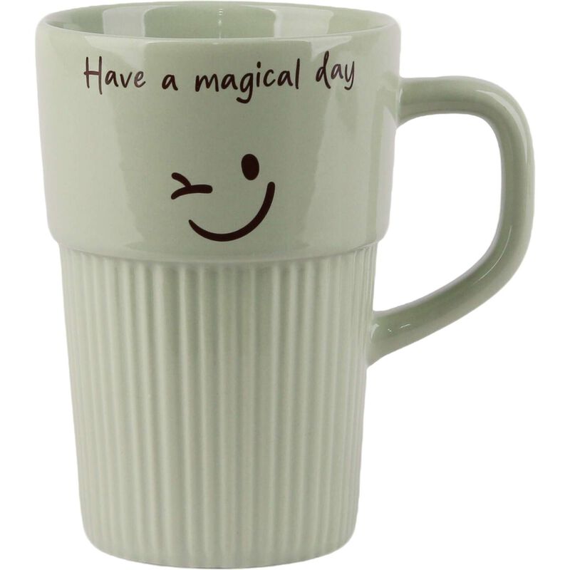 Caneca 400ml Smile Verde Kasa