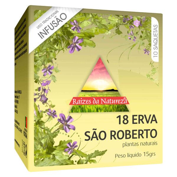 Infusão Nº18 Erva São Roberto Saquetas Raízes da Natureza