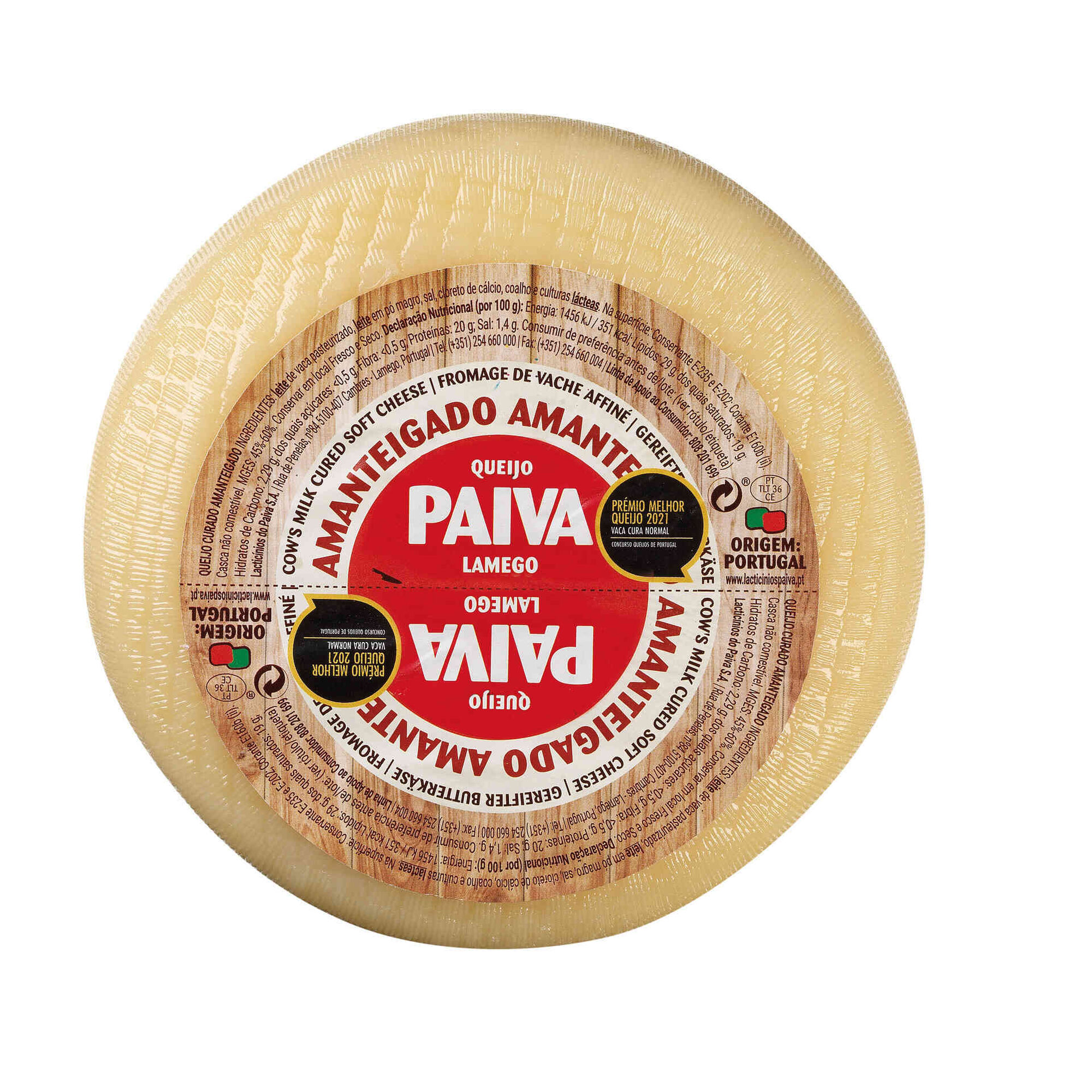 Queijo de Vaca Amanteigado Paiva
