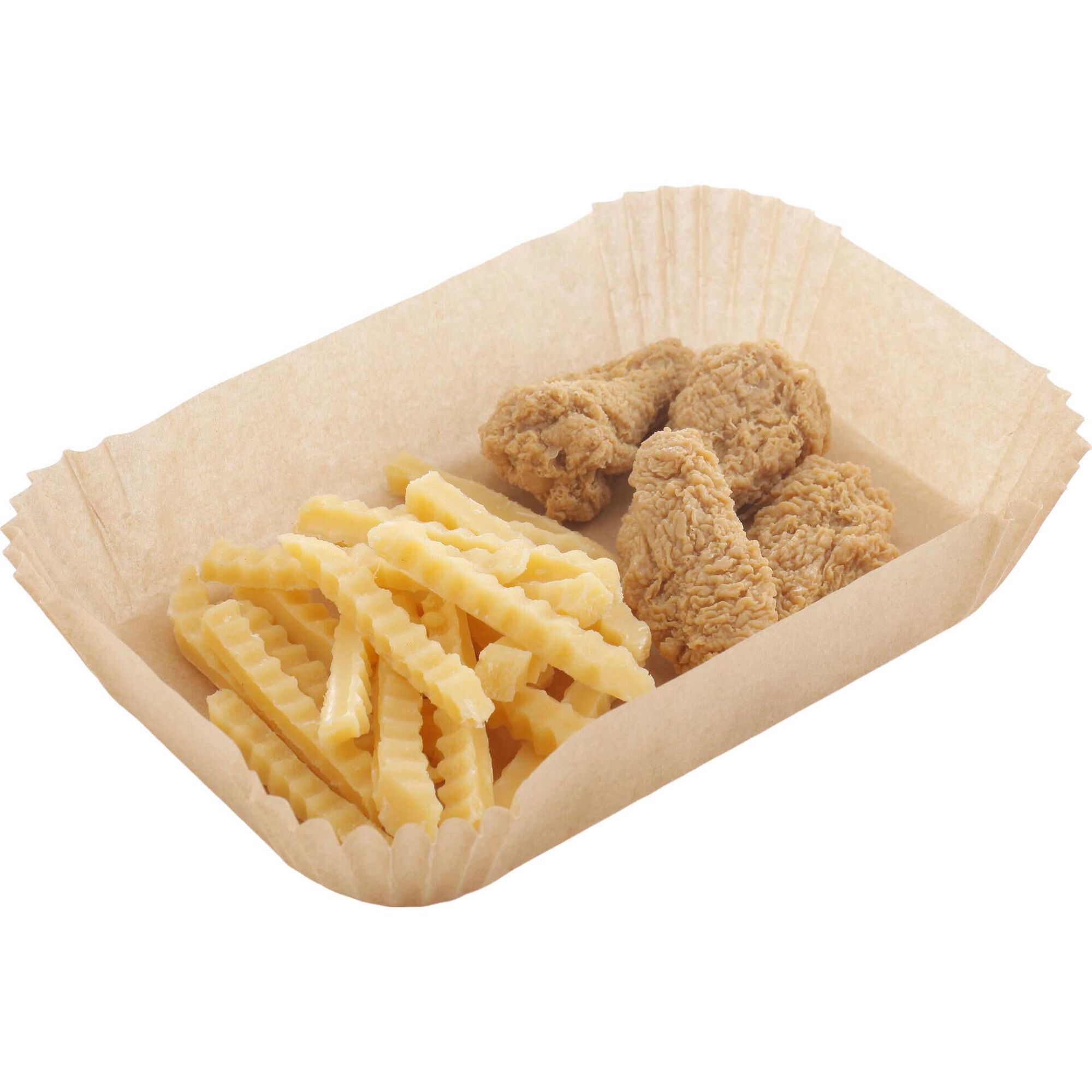 Conjunto 100 Formas Papel 22x14cm para Air Fryer