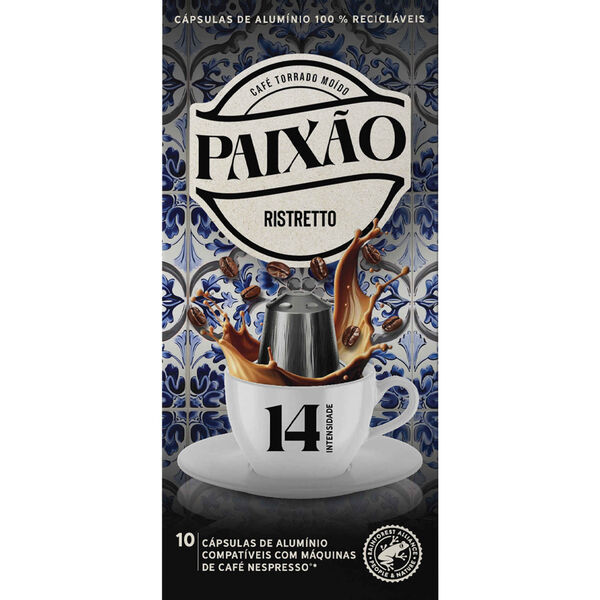 Cápsulas de Café Ristretto Int 14 Paixão