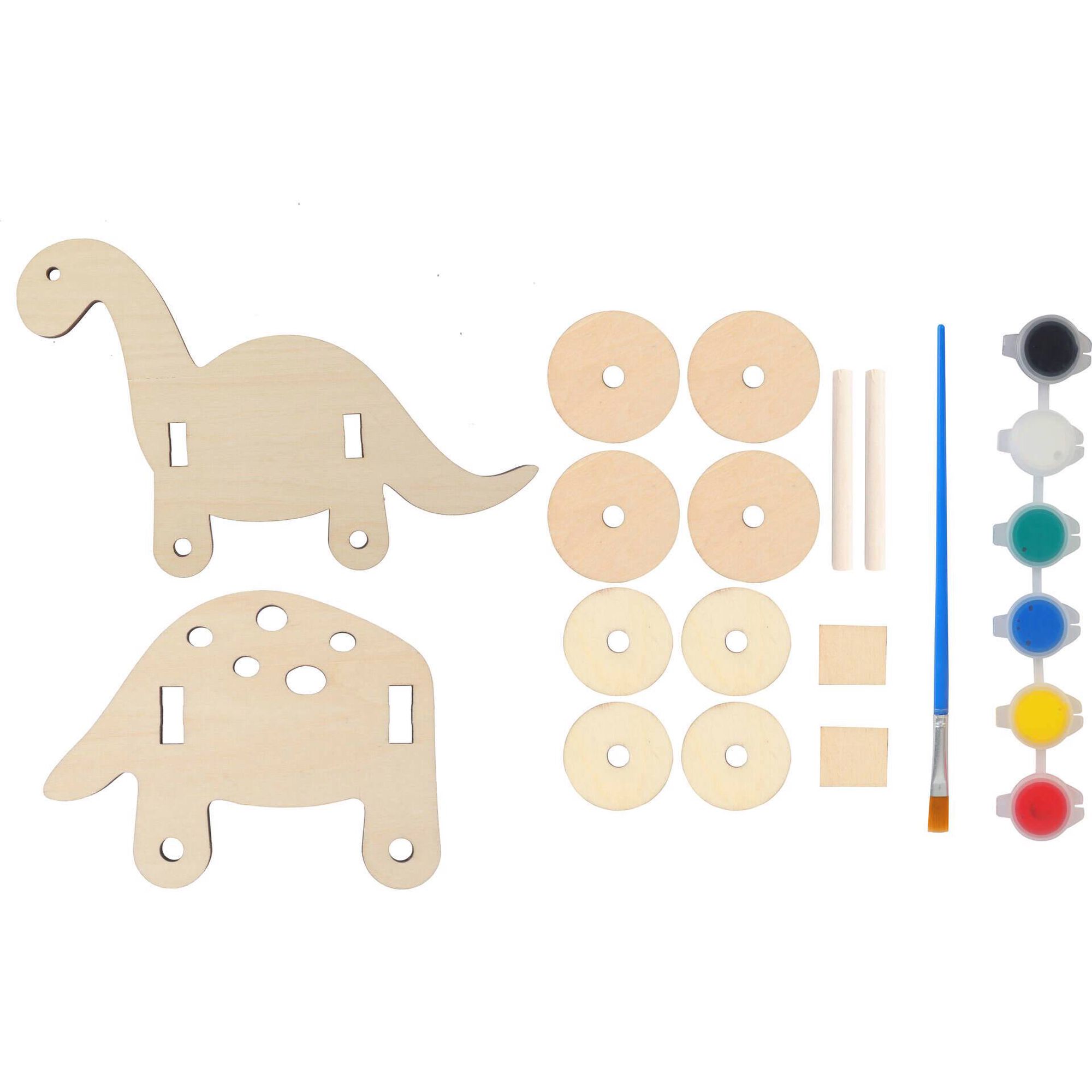 Kit de  Puzzle 3D Dinossauro (v&aacute;rios modelos) Pintura