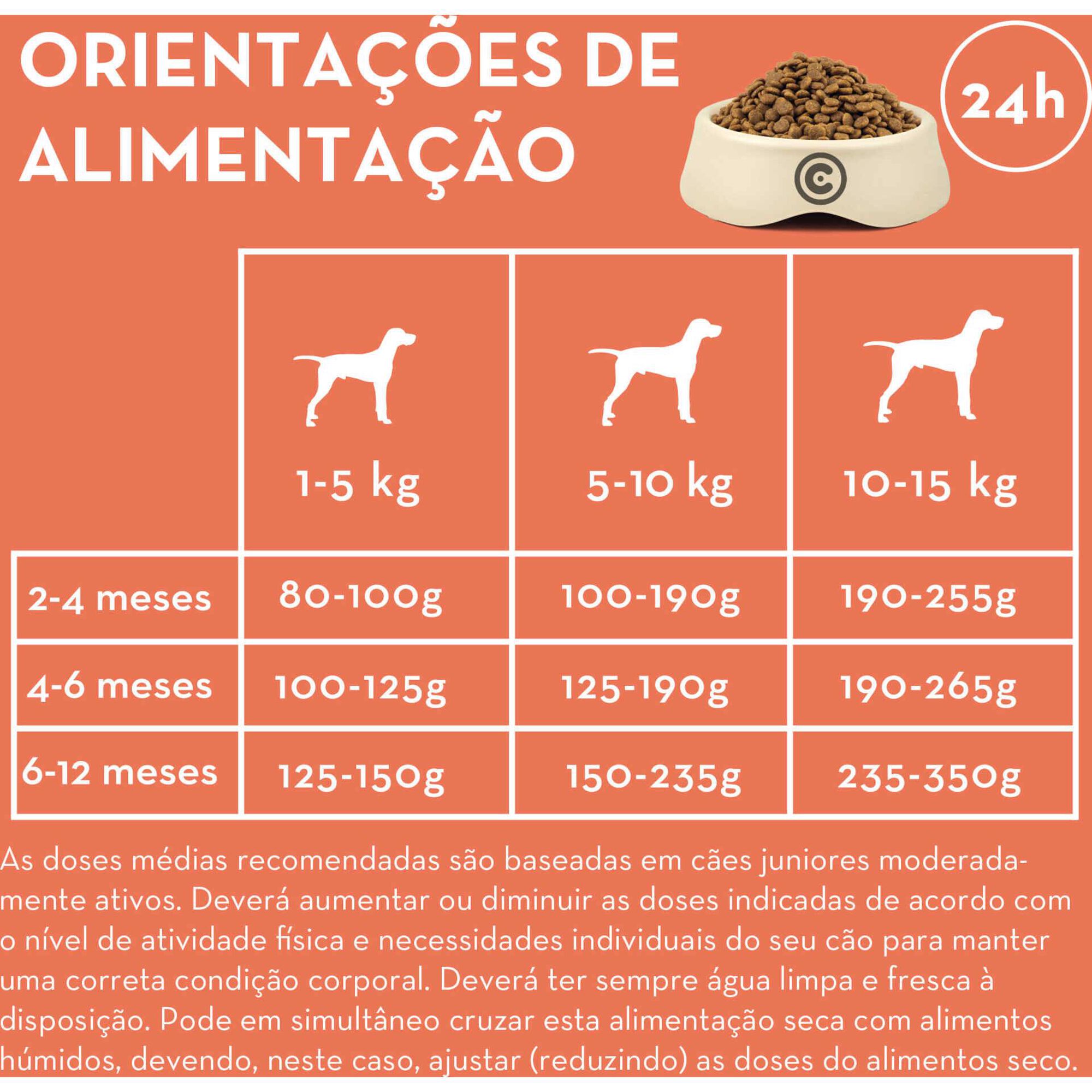 Ra&ccedil;&atilde;o para C&atilde;o J&uacute;nior Vitalidade Frango Continente Pet