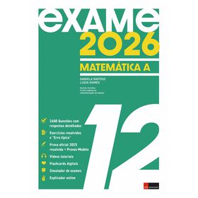 Exame 2026 - Matem&aacute;tica A - 12&ordm; Ano