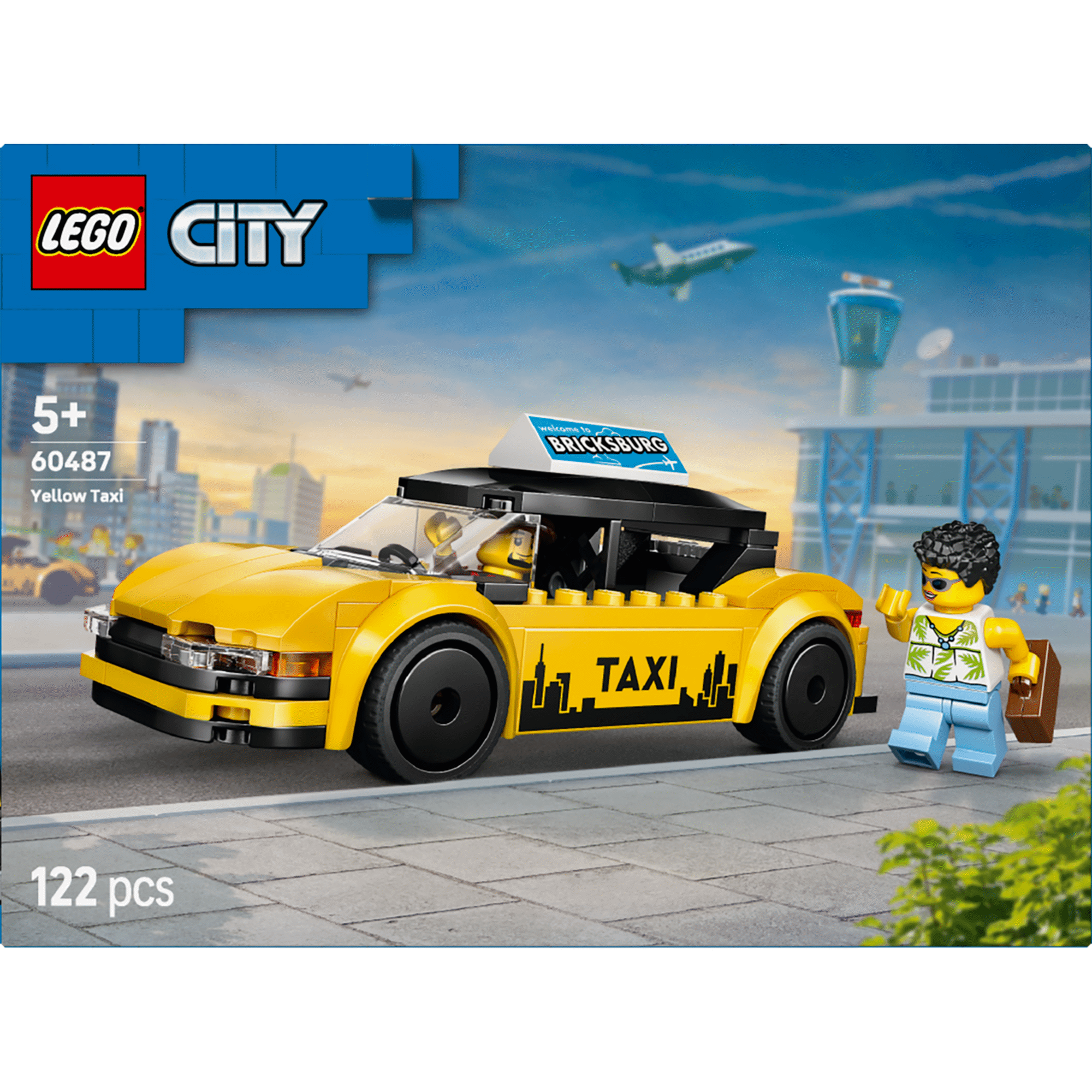 LEGO City - T&aacute;xi Amarelo - 60487
