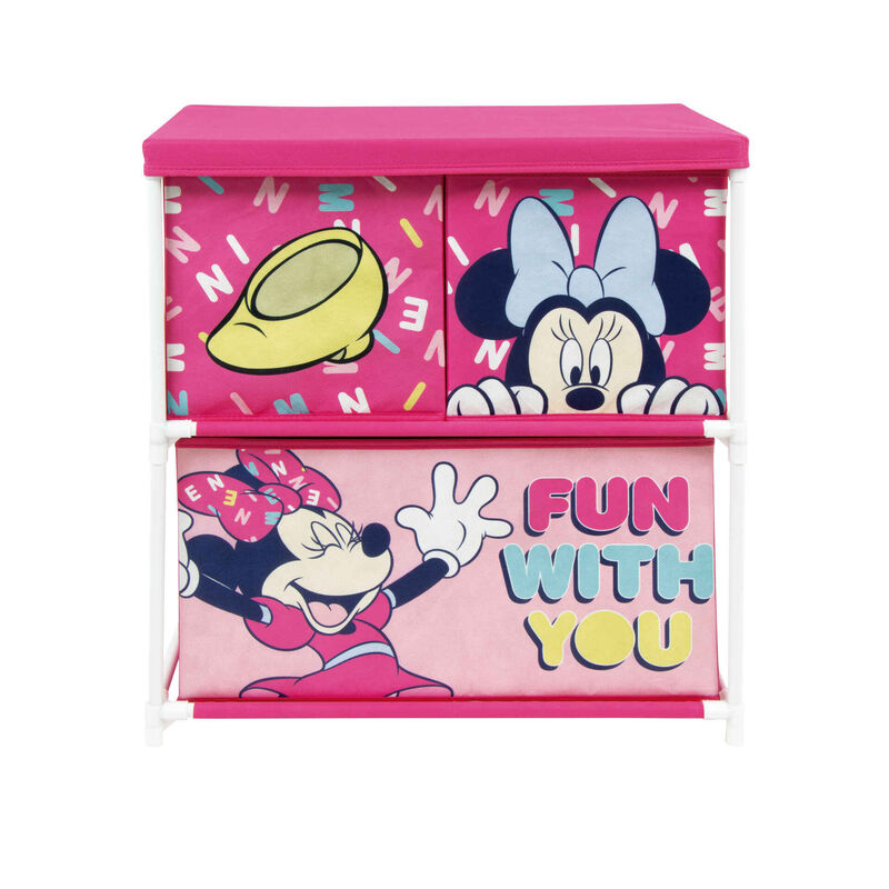 Estante com 3 Gavetas Minnie Disney