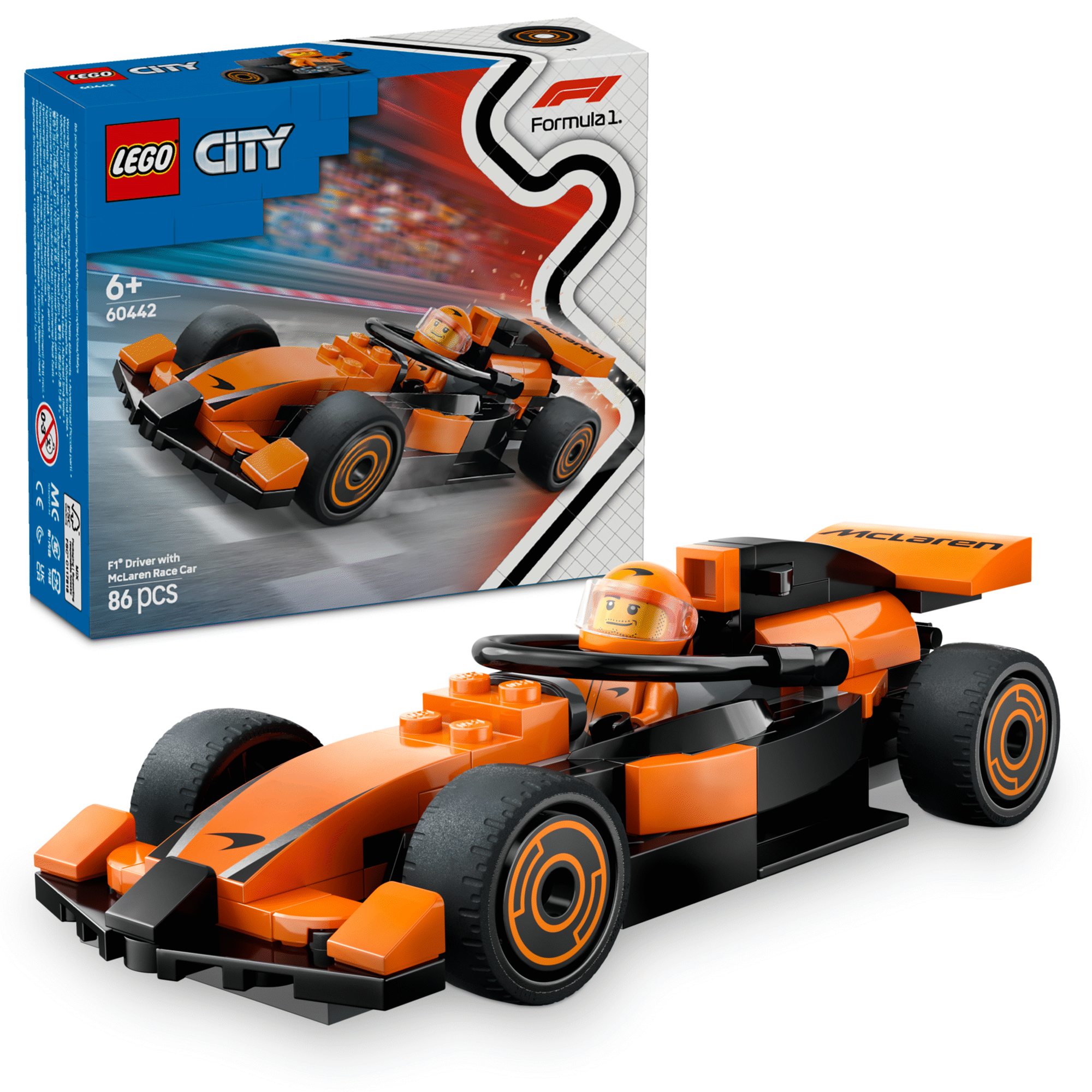 Piloto de F1 com Carro de Corrida McLaren - 60442