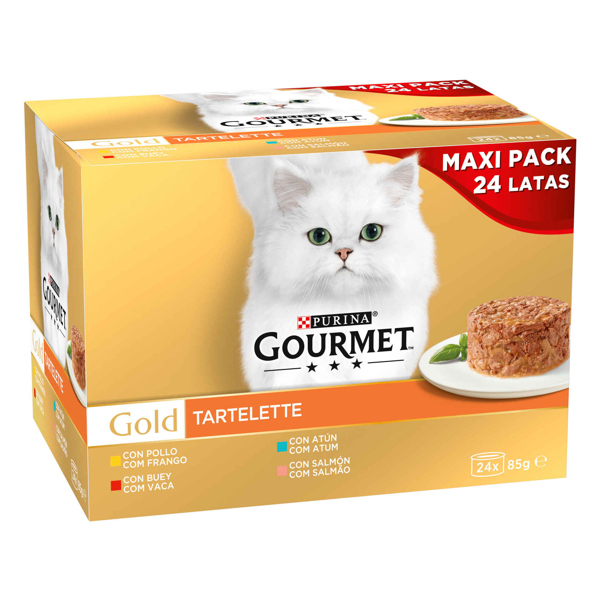 Comida Húmida para Gato Adulto Tartelette Seleção Sabores