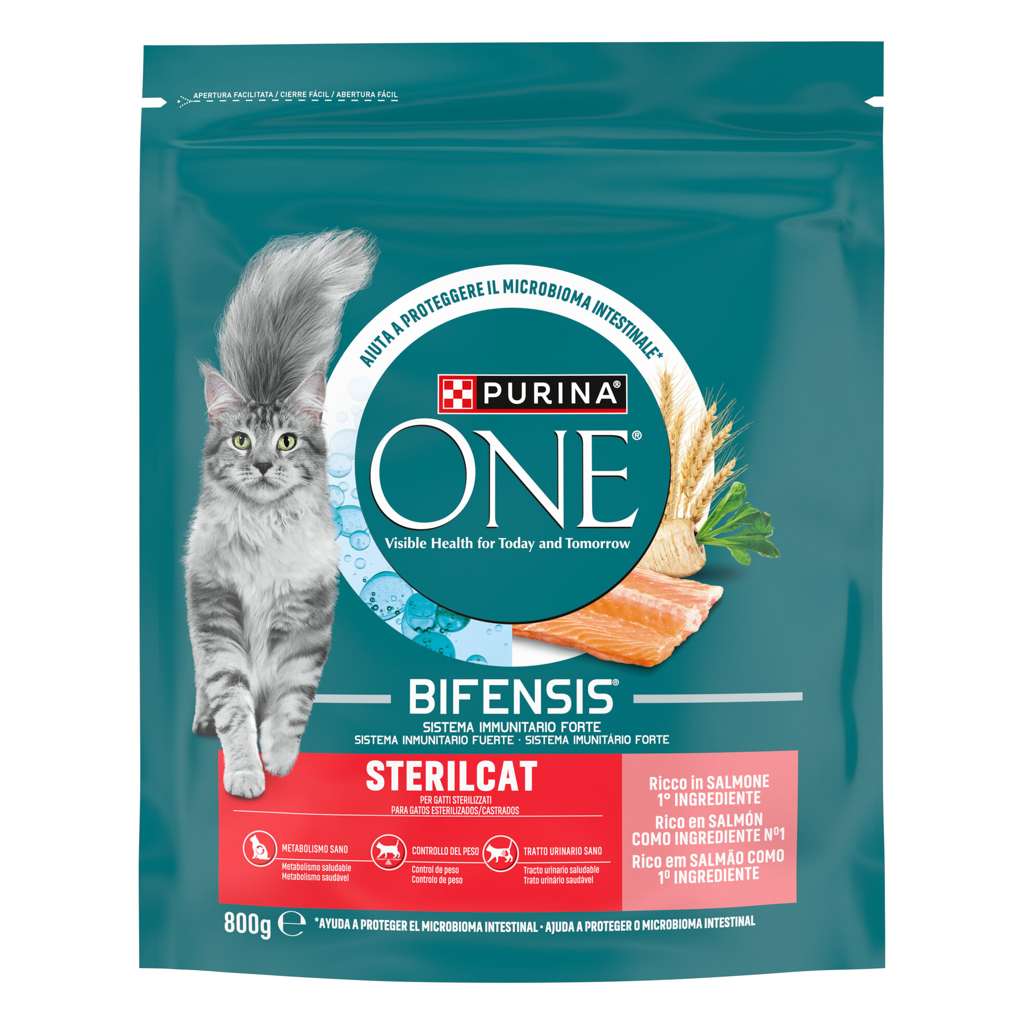 Ra&ccedil;&atilde;o para Gato Adulto Esterilizado Salm&atilde;o Purina One