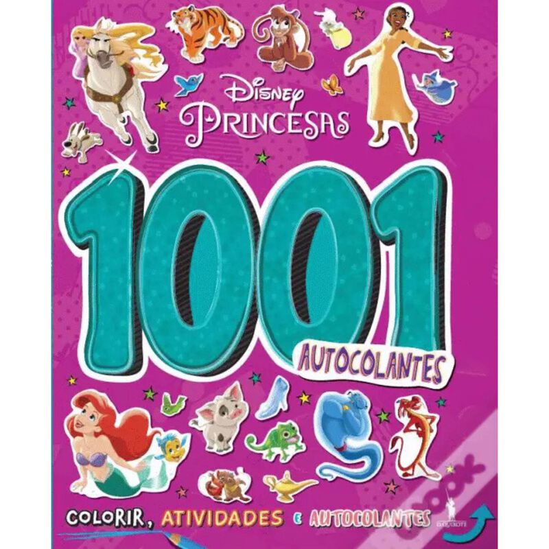 1001 Autocolantes Princesas de Disney