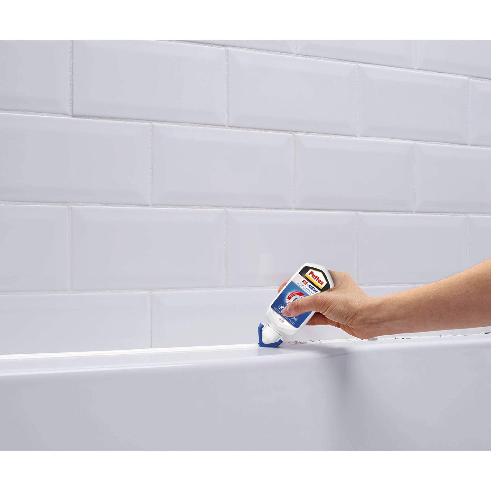 Silicone Banho Renovador de Juntas Branco