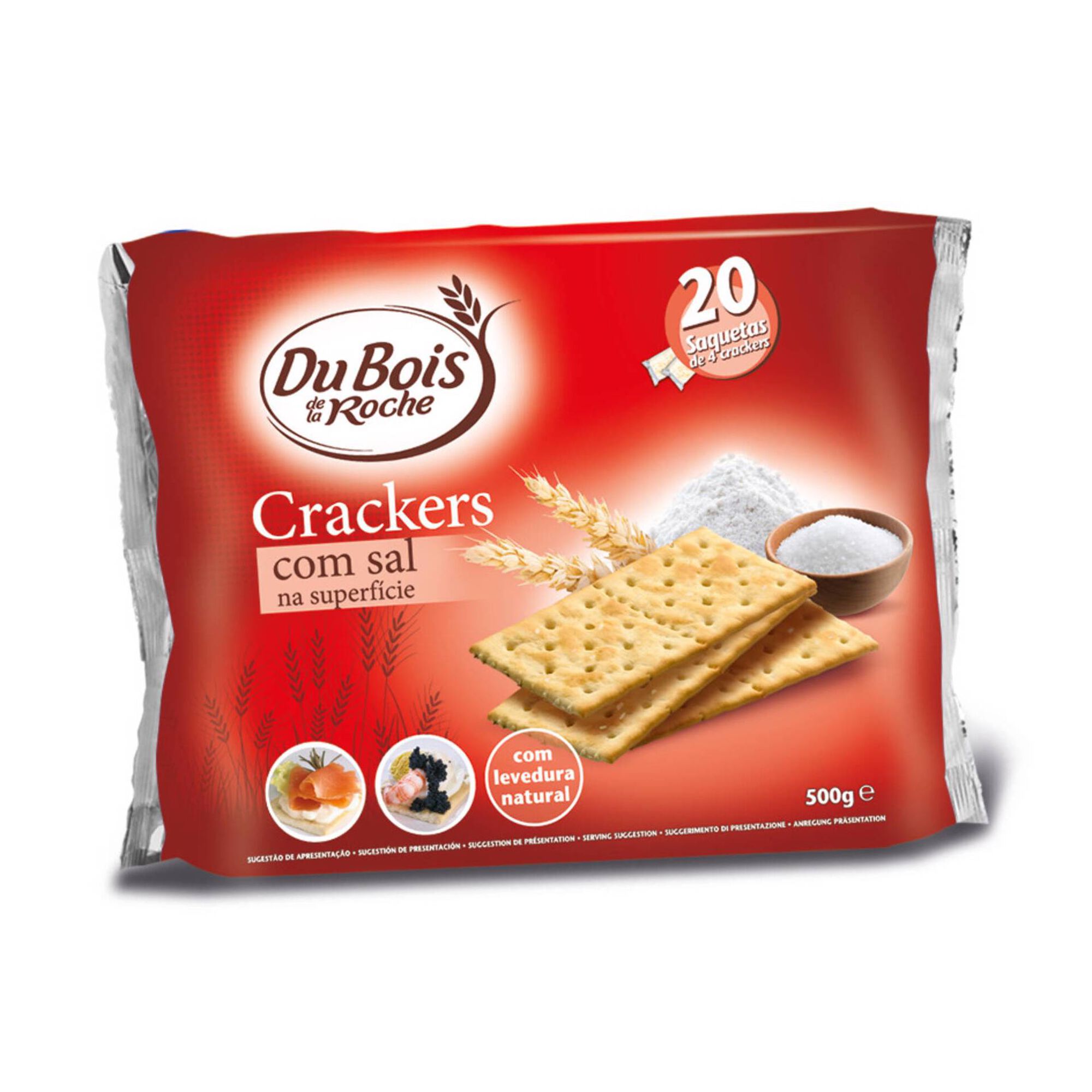 Bolachas Crackers com Sal