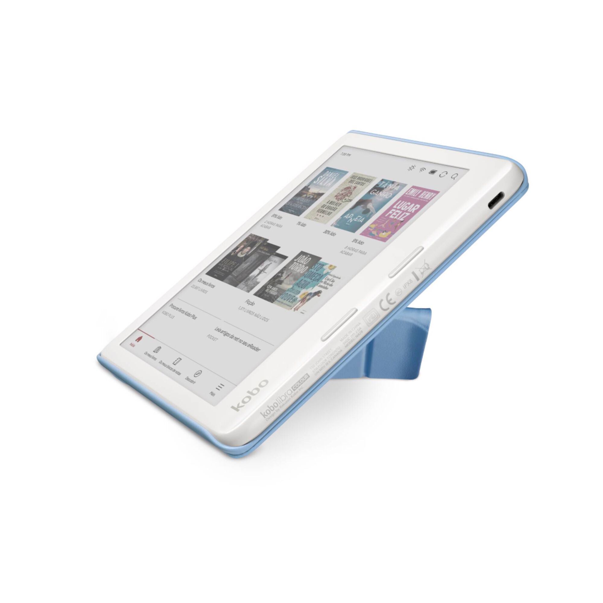Capa SleepCover para Kobo Libra Colour Azul