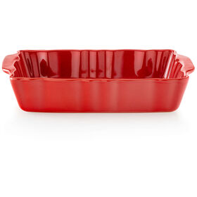 Assadeira Retangular 34,5x22cm Vermelha Wave Kasa