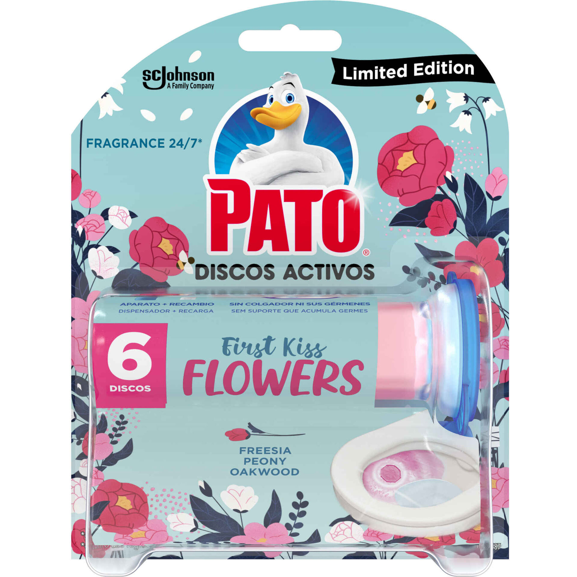 Discos Sanitários Ativos Floral Moon Edição Limitada Discos Sanitários Ativos Floral Moon Edição Limitada