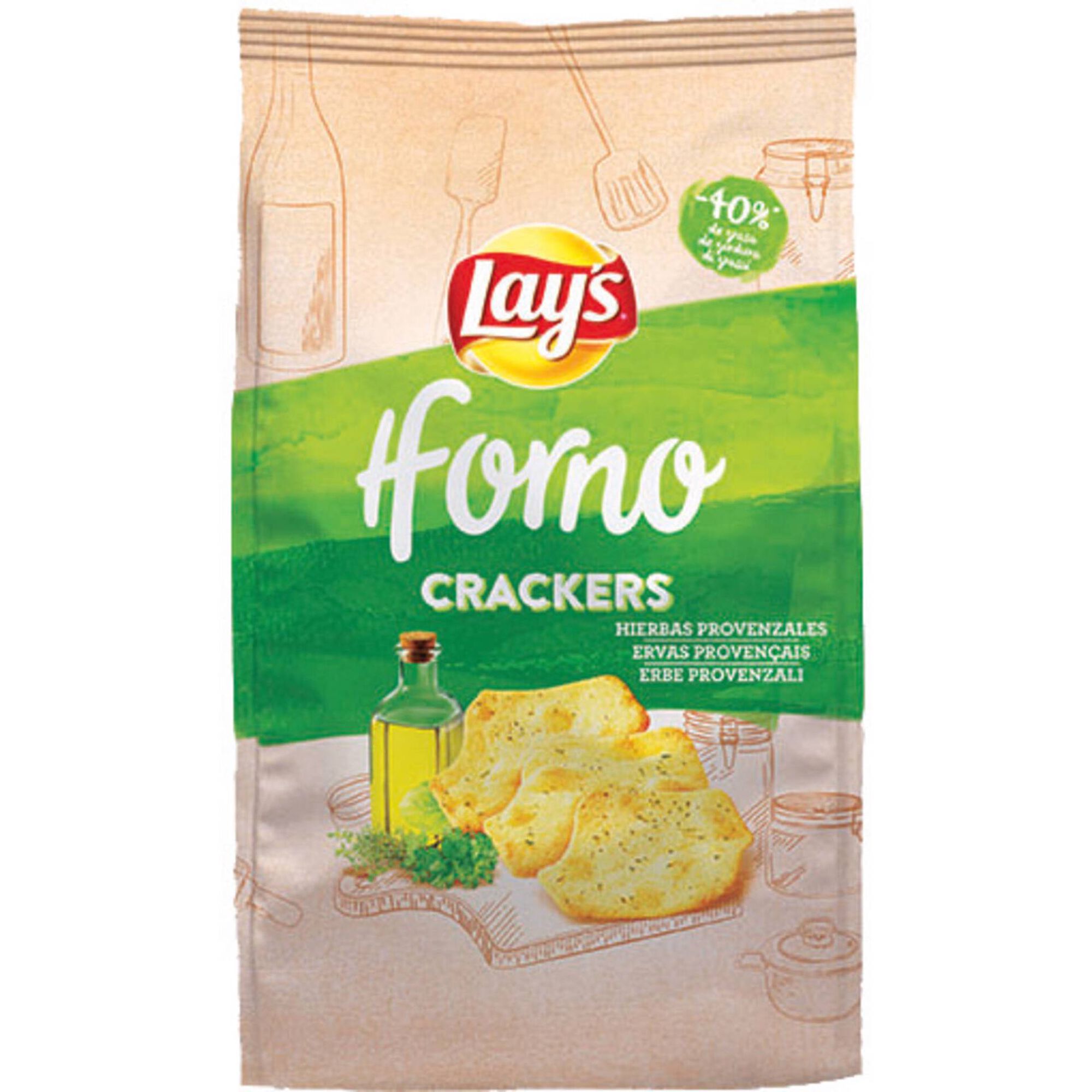 Batata Frita Crackers Forno Ervas Provençais Batata Frita Crackers Forno Ervas Provençais