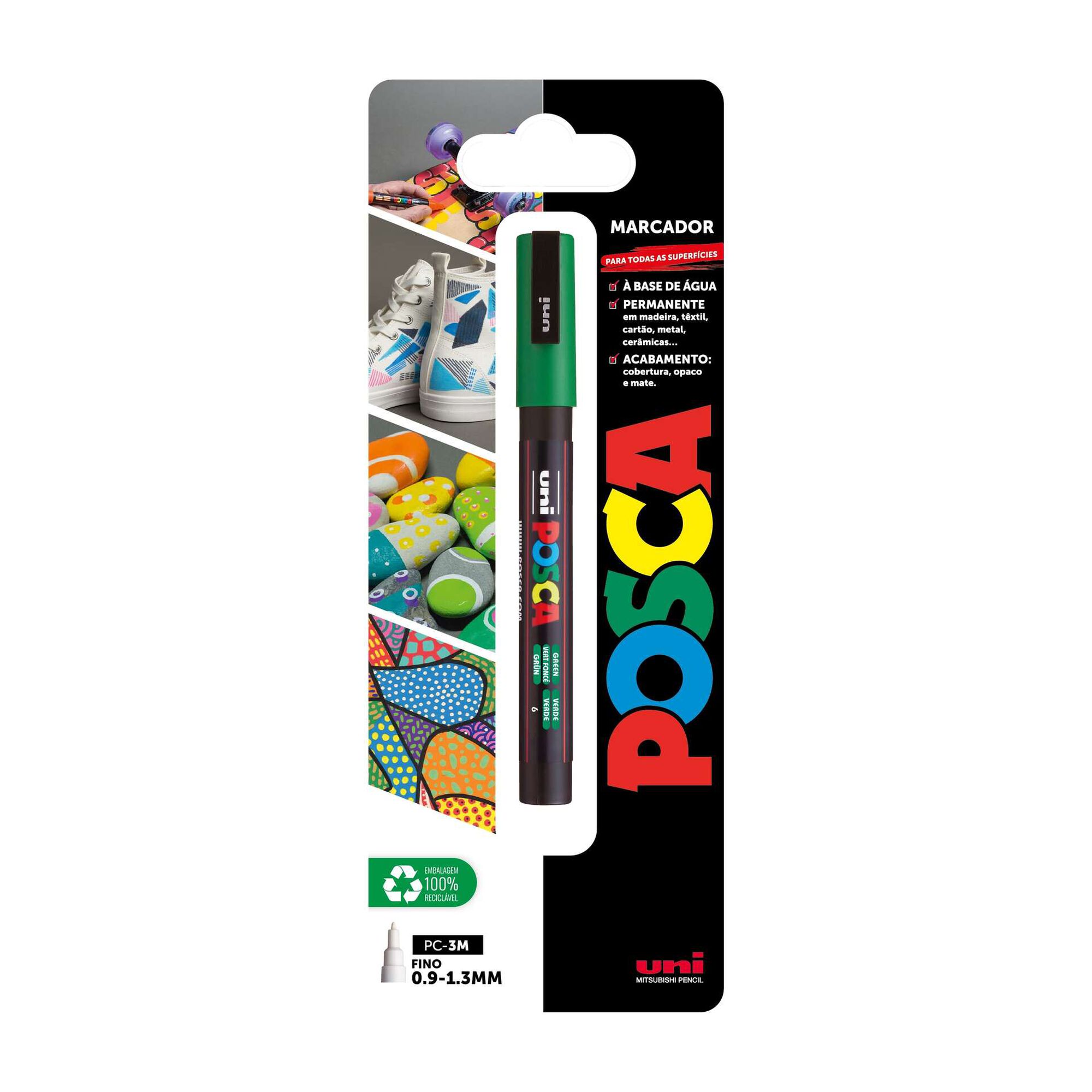Marcador Permanente Posca PC-3M (várias cores) Marcador Permanente Posca PC-3M (várias cores)