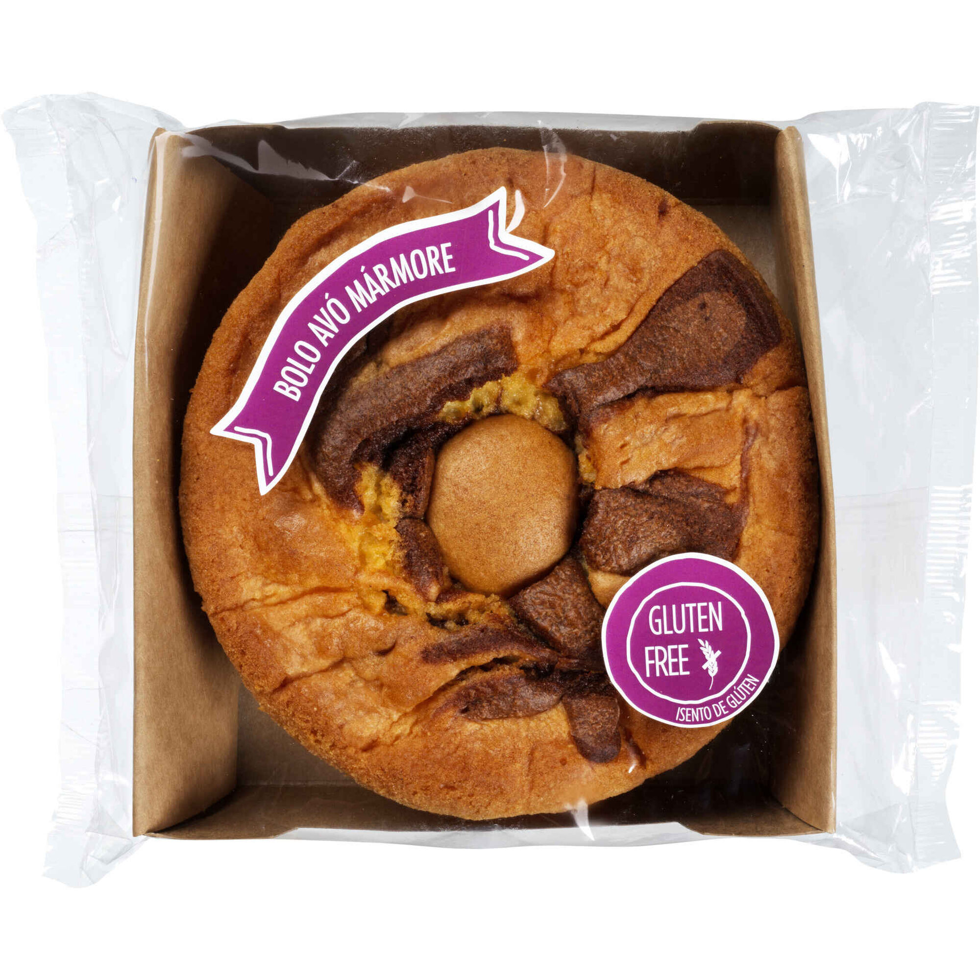 Bolo da Avó de Mármore Sem Glúten