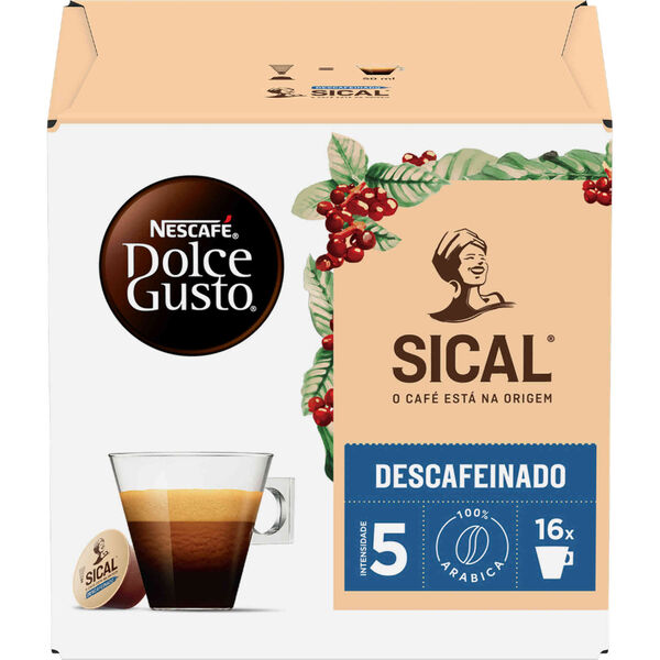 Cápsulas de Descafeinado Sical Int 5 Nescafé Dolce Gusto