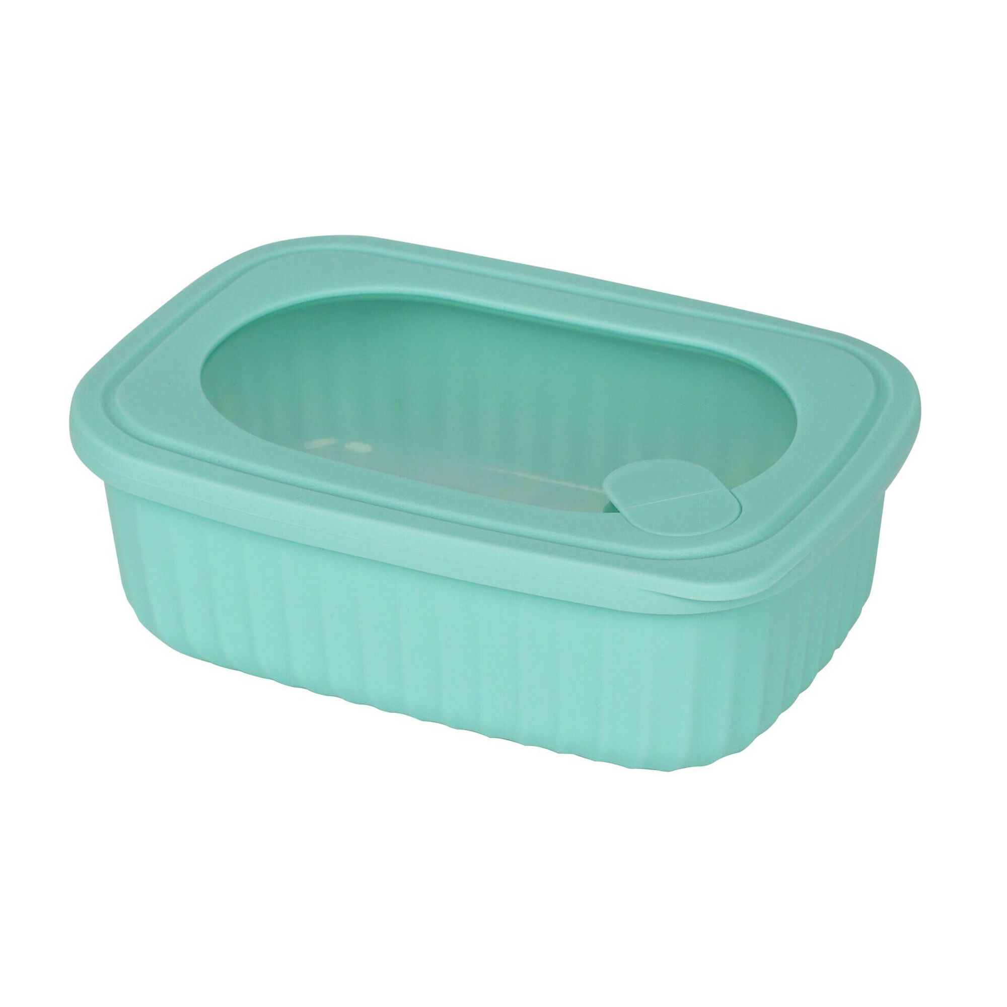 Caixa Herm&eacute;tica 0,85L Verde Design Kasa