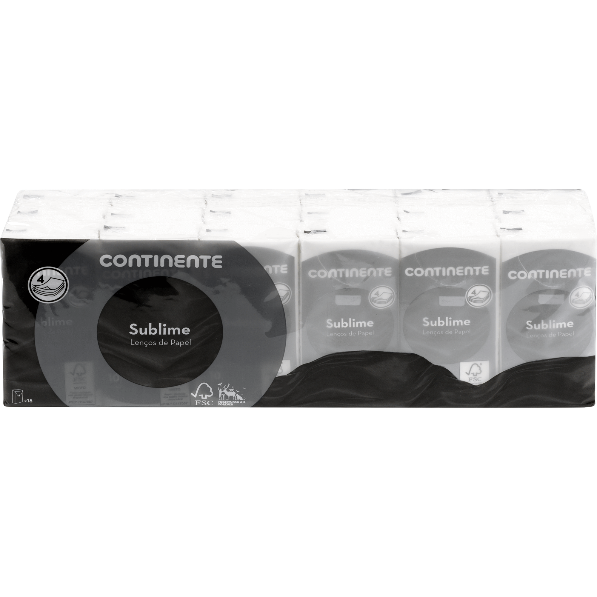 Lenços de Bolso Sublime 4 Folhas