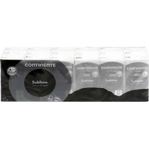 Lenços de Bolso Sublime 4 Folhas Continente