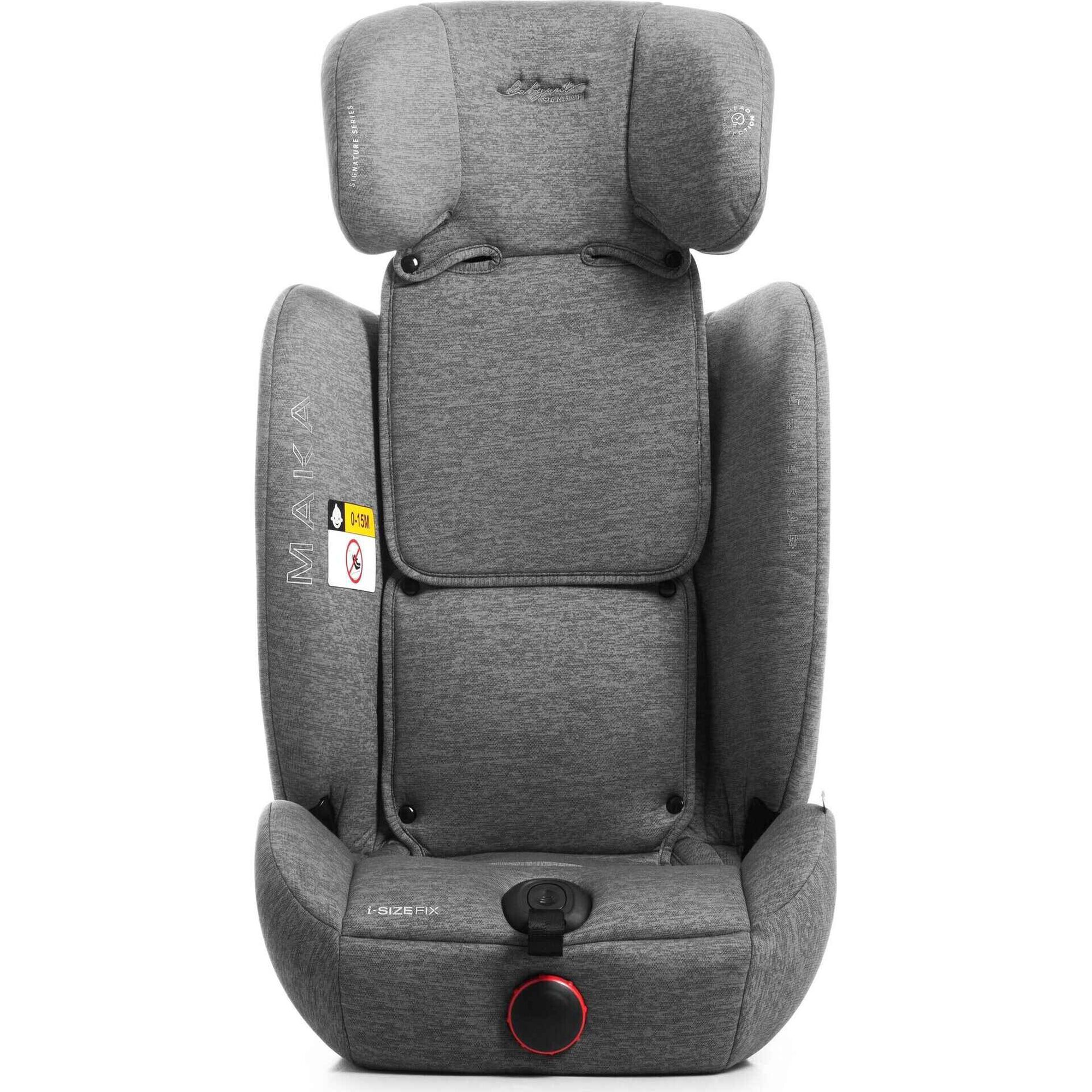 Cadeira Auto I-Size 76-150 Maka Cinza Babyauto
