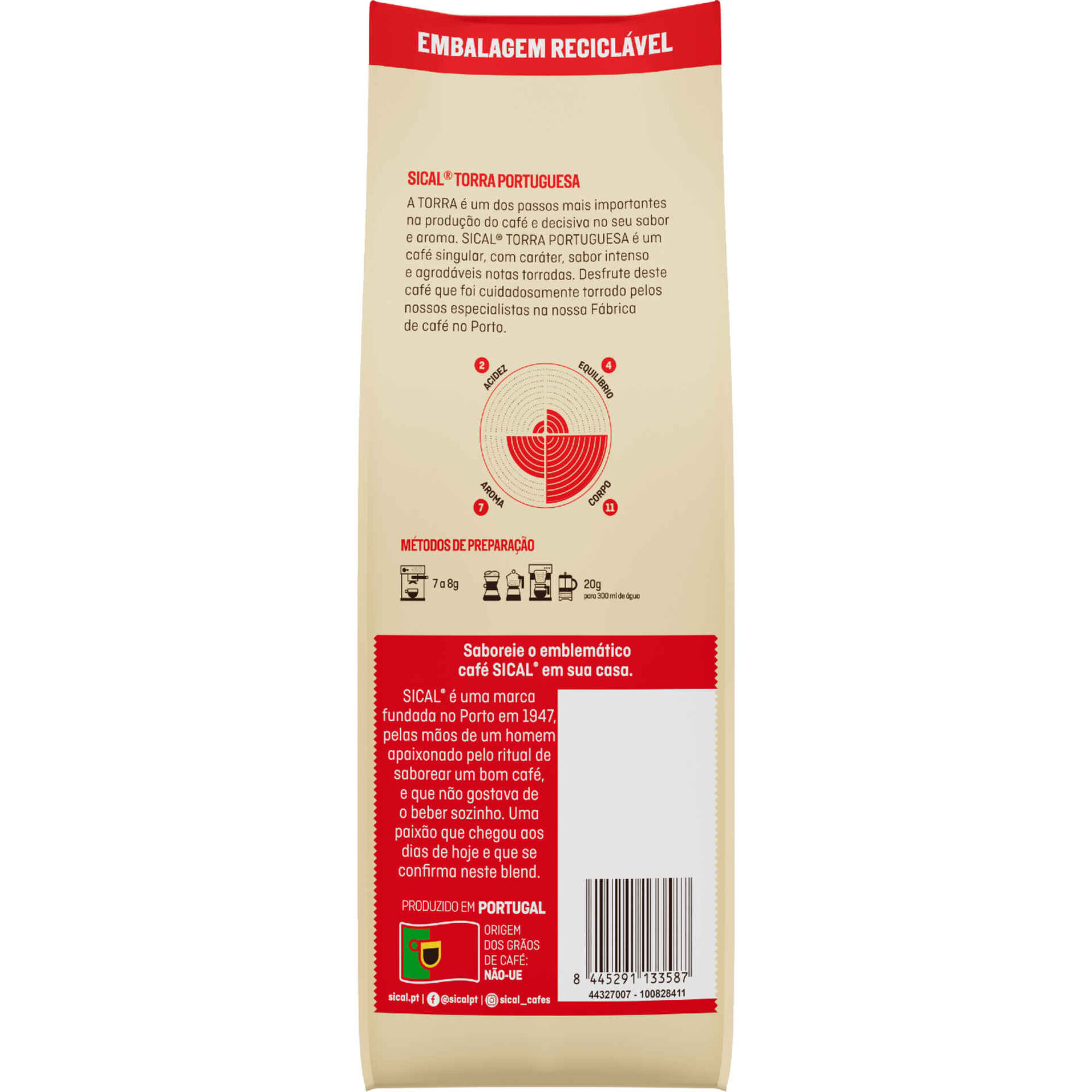 Caf&eacute; Mo&iacute;do Torra Portuguesa Int 12