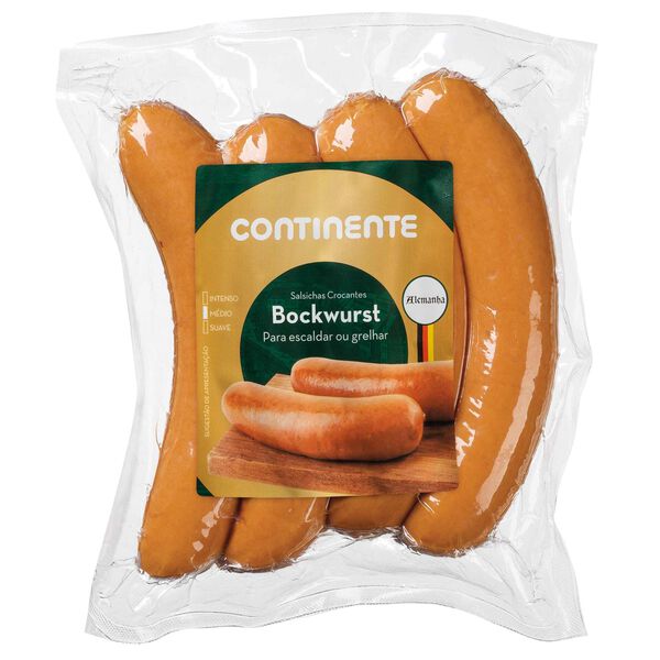 Salsicha Bockwurst Continente