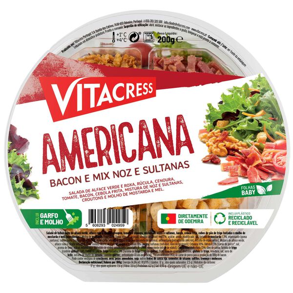 Salada Minute Americana Vitacress
