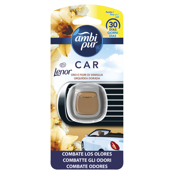 Ambientador Auto Encaixar Orquídea Dourada Ambipur