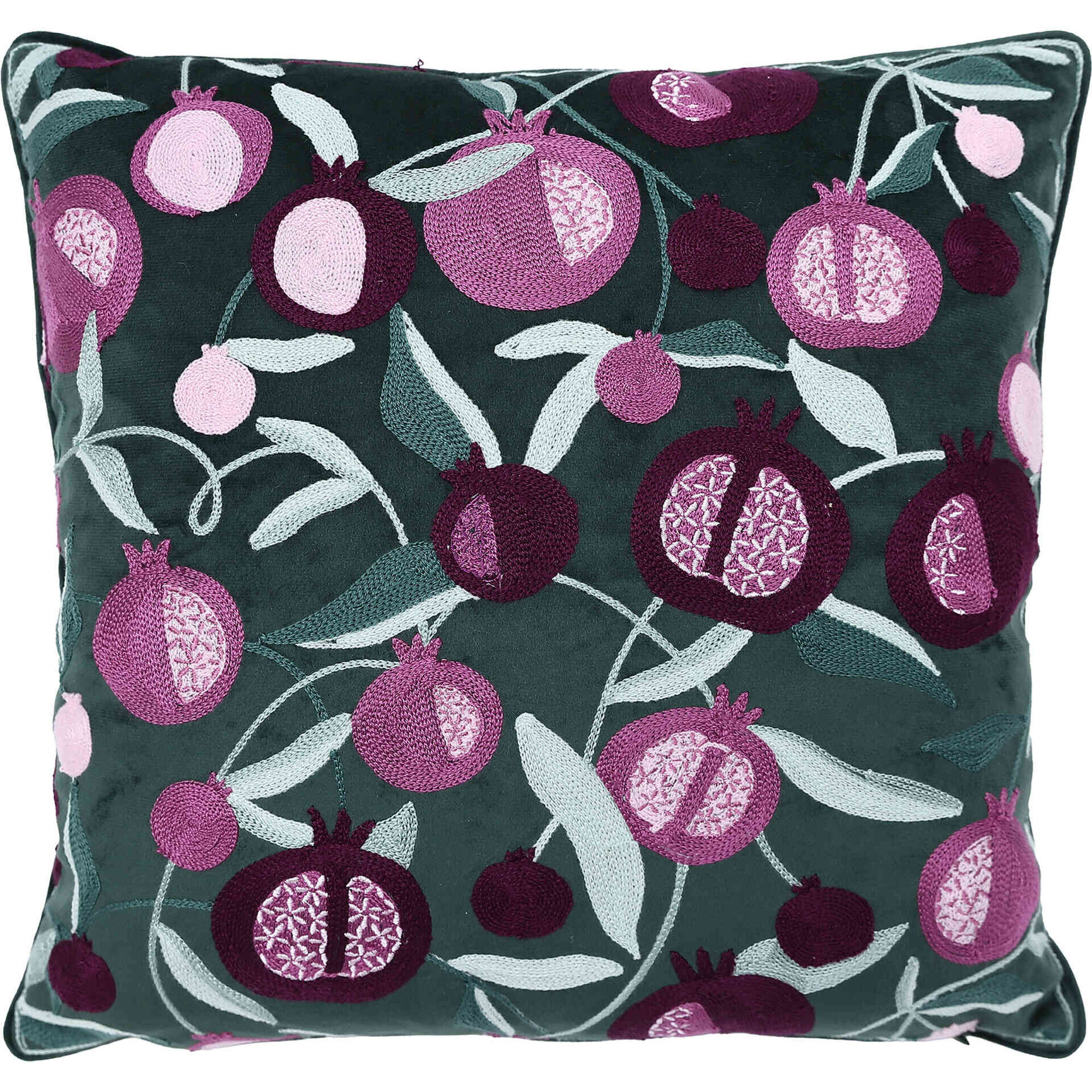 Almofada 45x45cm Verde Rom&atilde;s Kasa