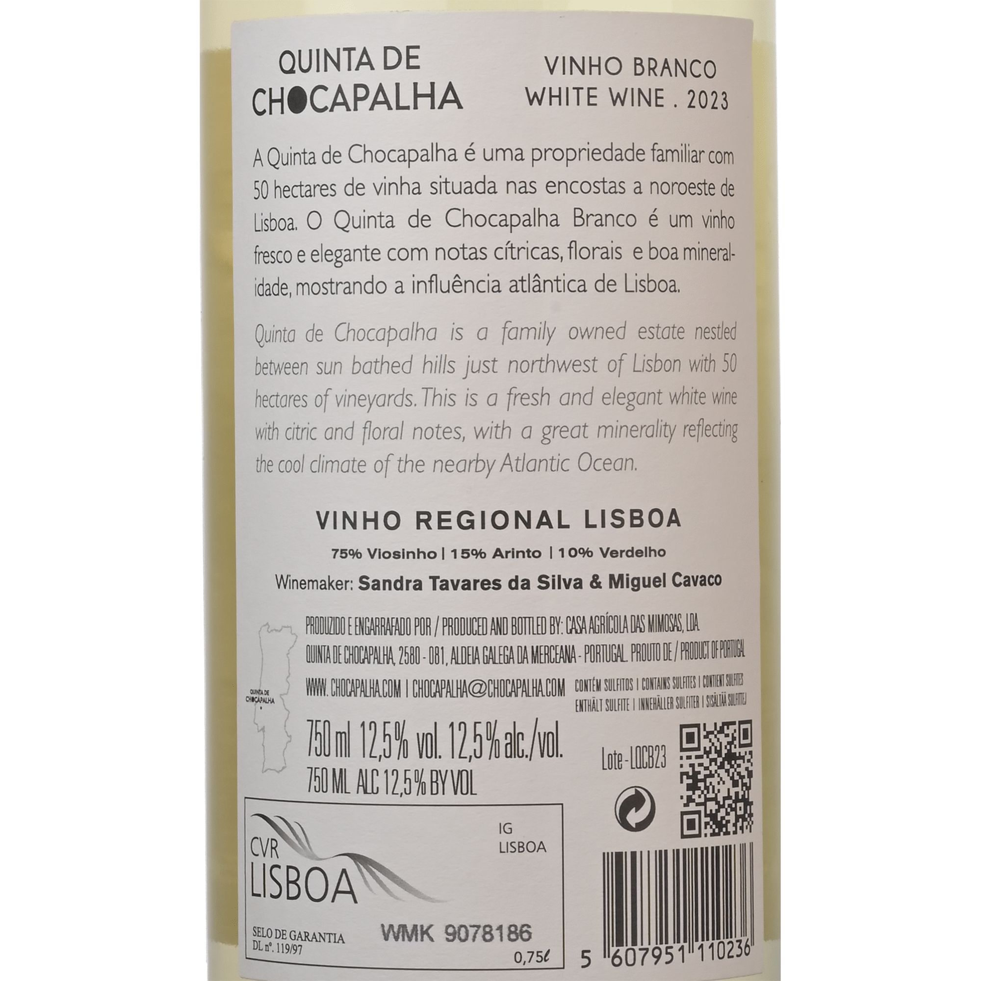 Quinta De Chocapalha Lisboa Vinho Branco