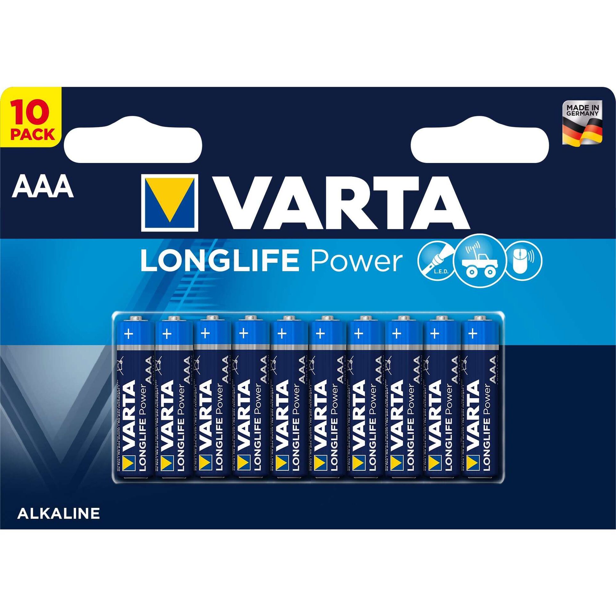 Pilhas AAA Longlife Power Pilhas AAA Longlife Power