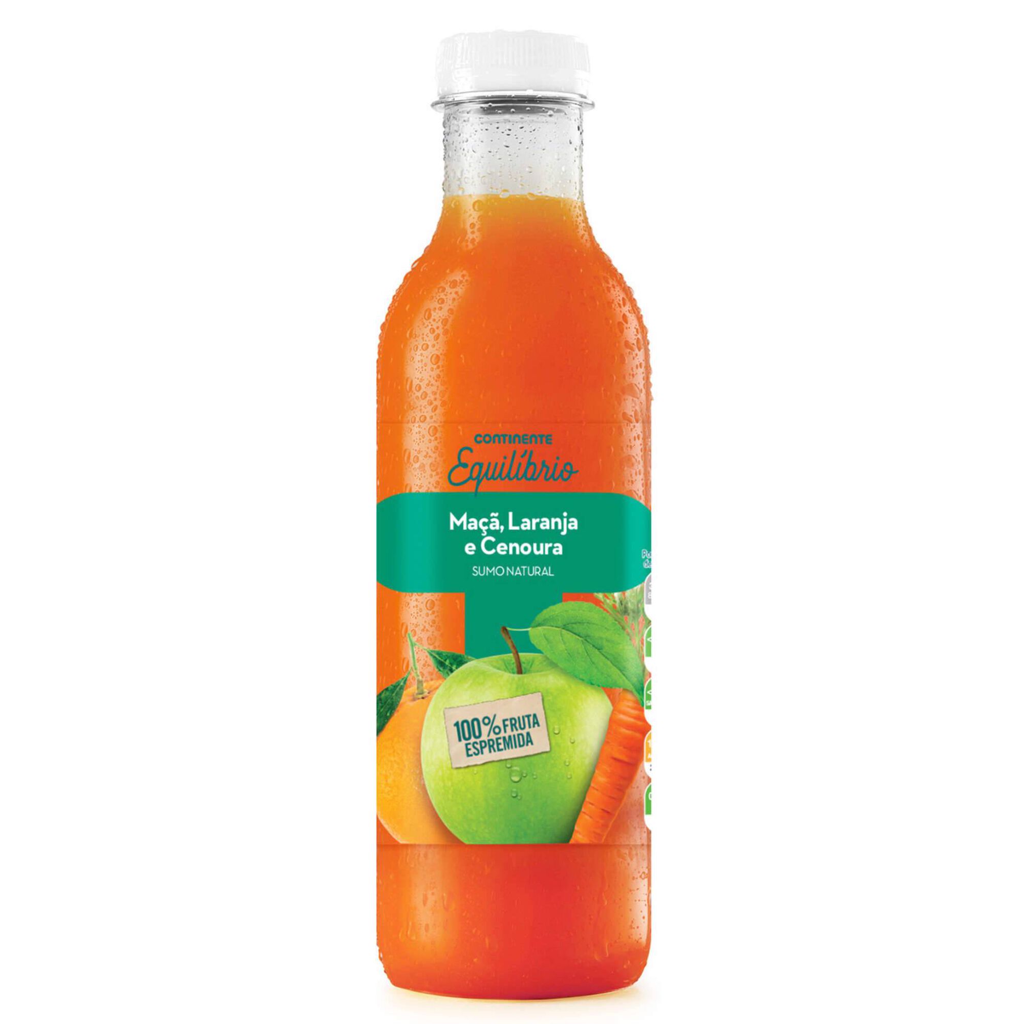 Sumo 100% Maçã, Laranja e Cenoura