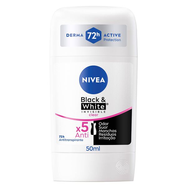 Desodorizante Stick Black & White Original 72H Nivea