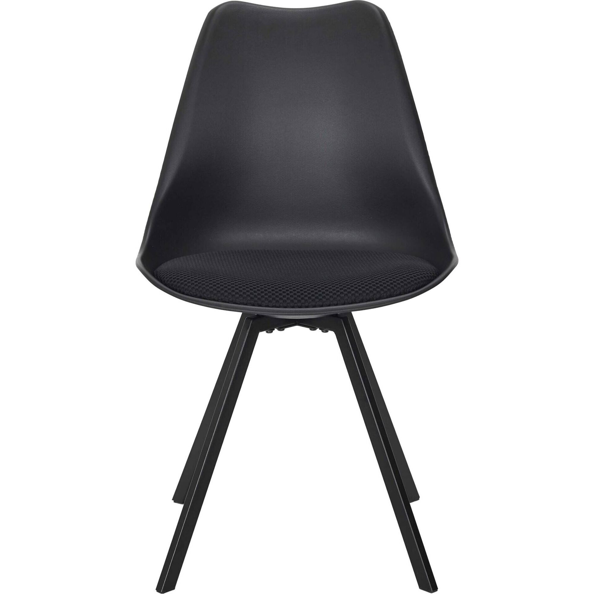 Conjunto de 4 Cadeiras Preto Atom