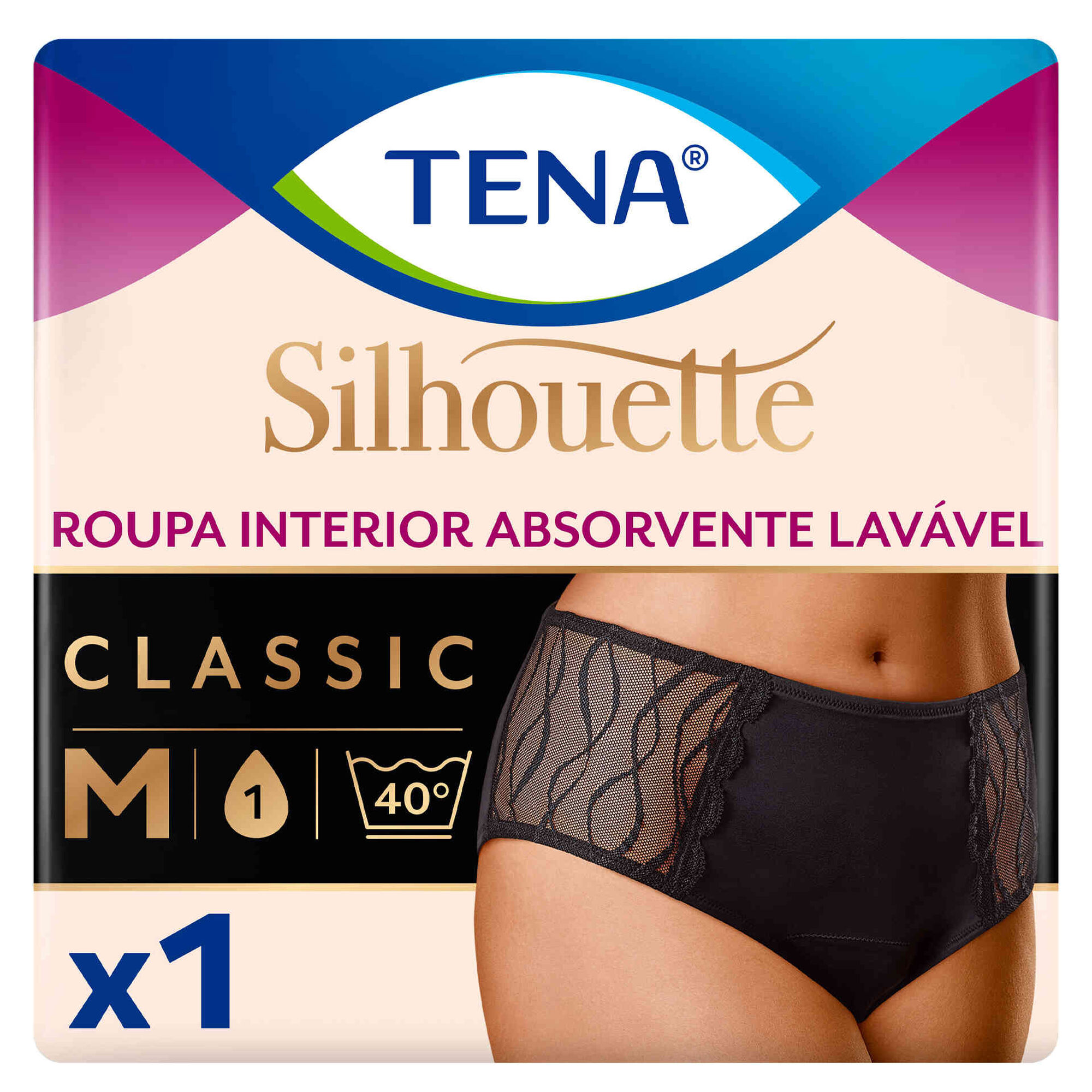 Cuecas Incontinência Lavável Silhouette M