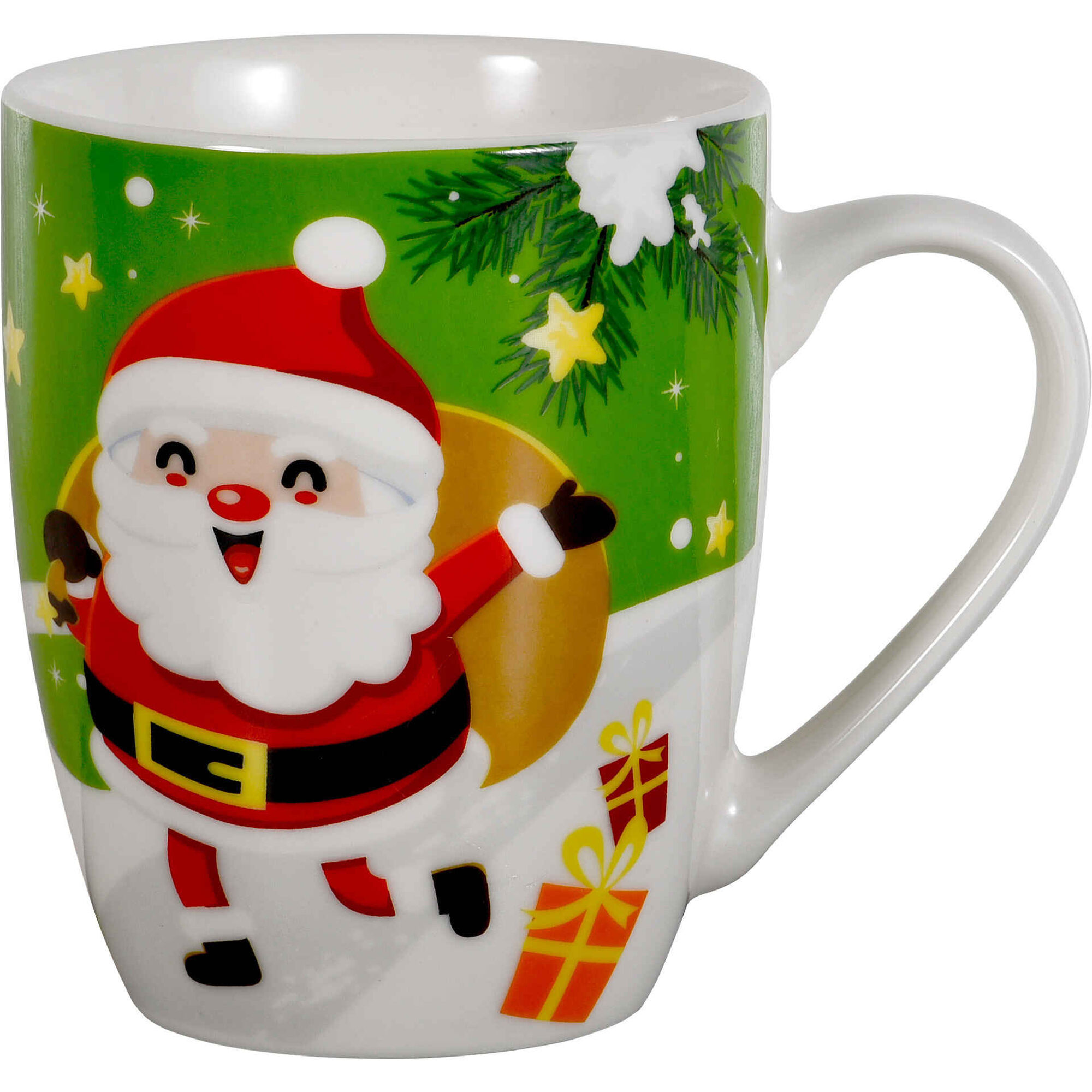 Caneca Pai Natal 320ml com Peluche