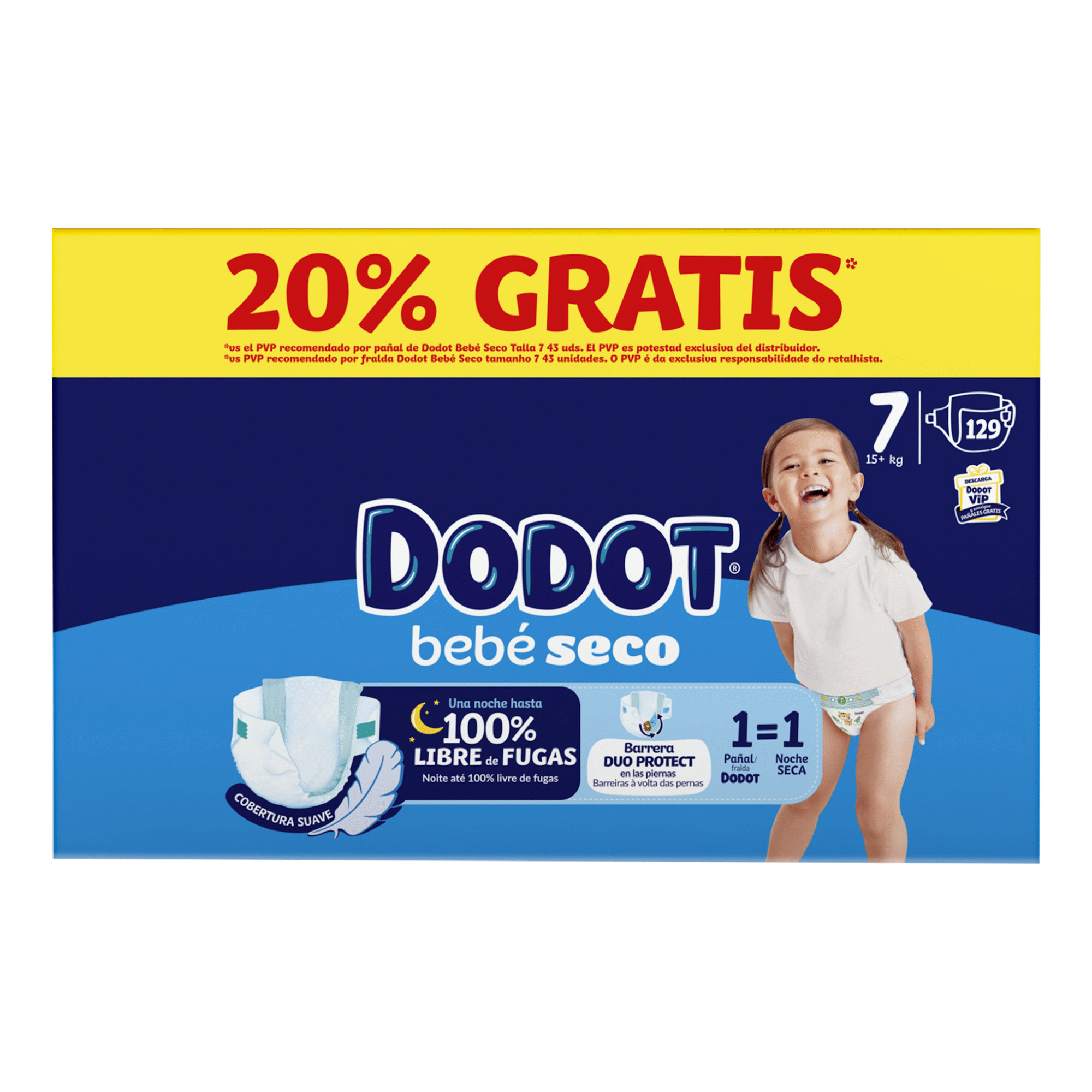 Box Fraldas Bebé Seco +15kg T7