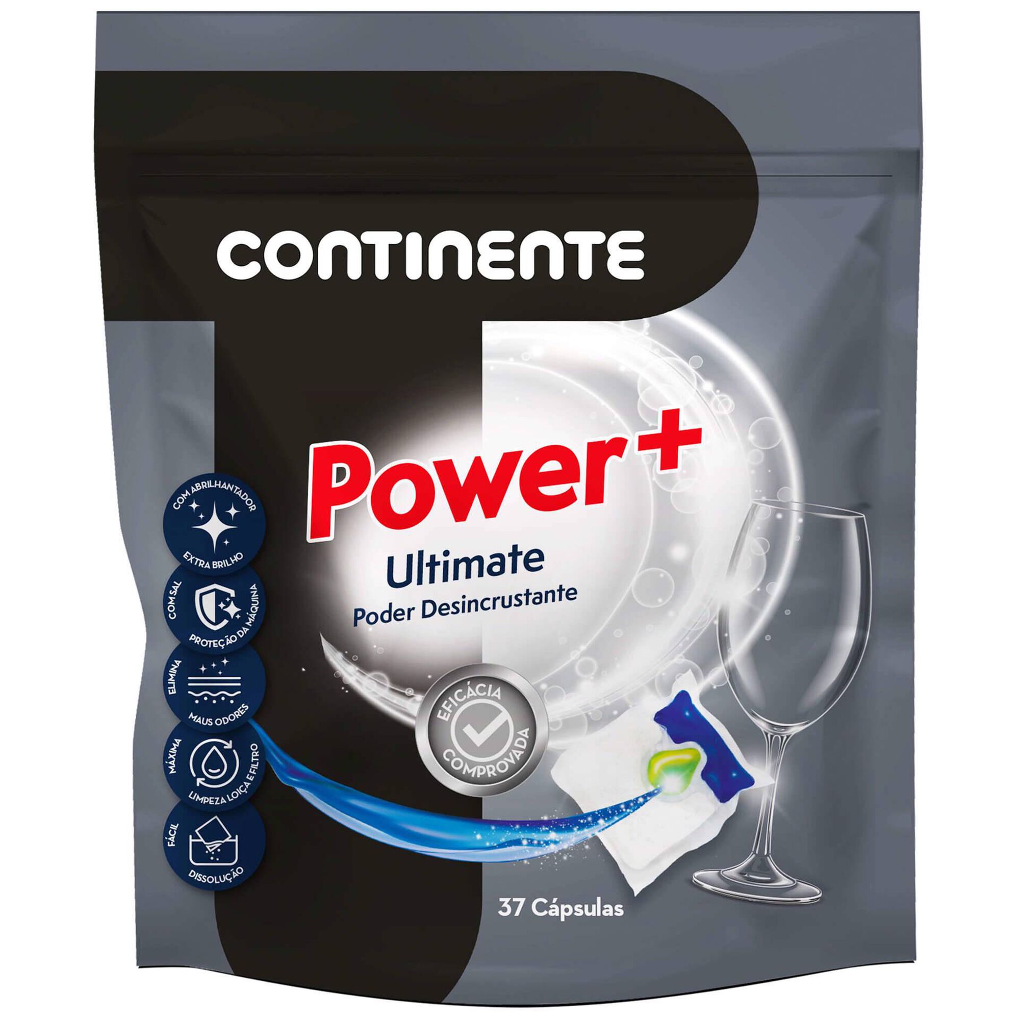 Detergente Máquina Loiça Pastilhas Power+ Ultimate