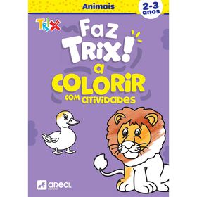 Faz Trix a Colorir Animais (2-3 Anos)
