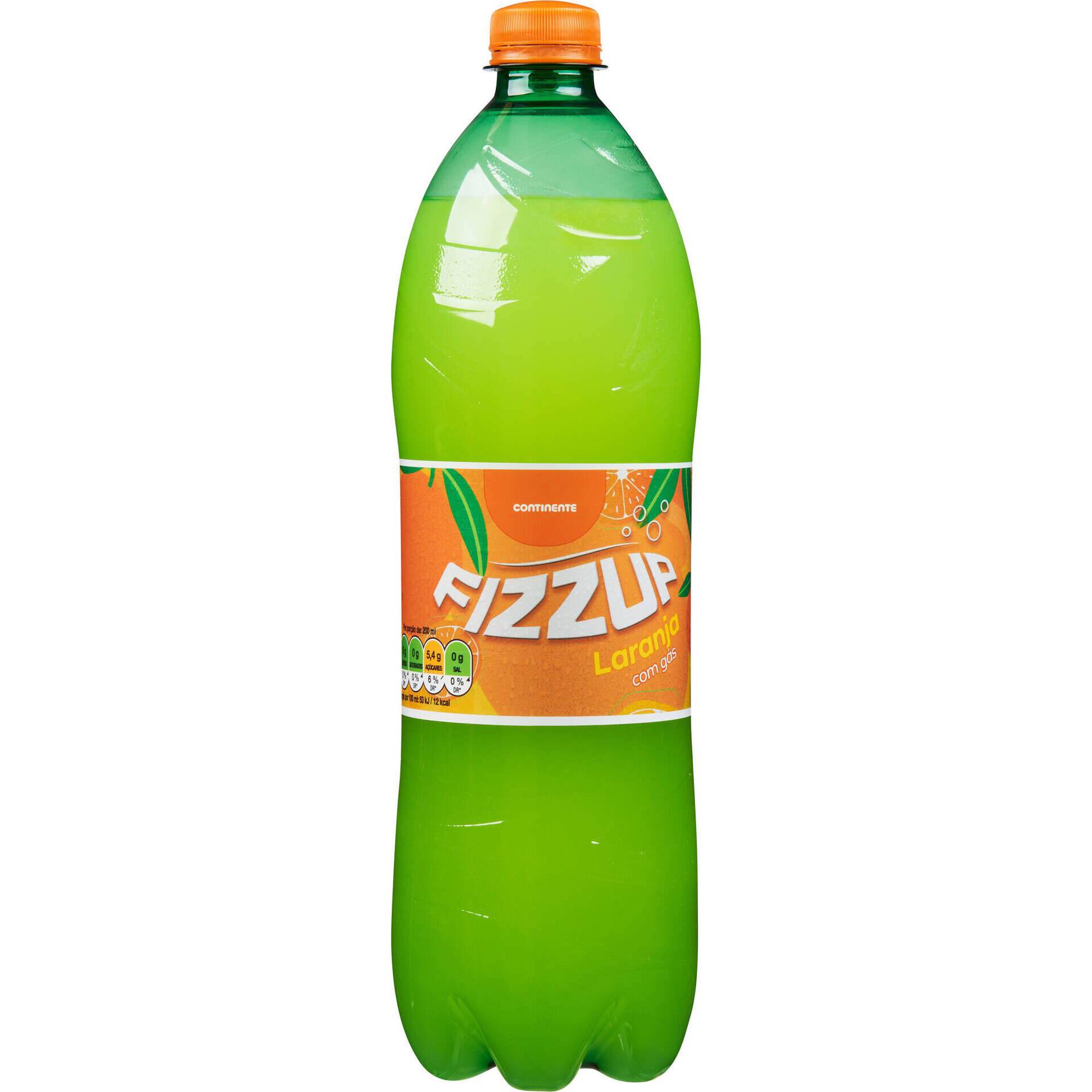 Refrigerante com G&aacute;s Fizzup Laranja Continente