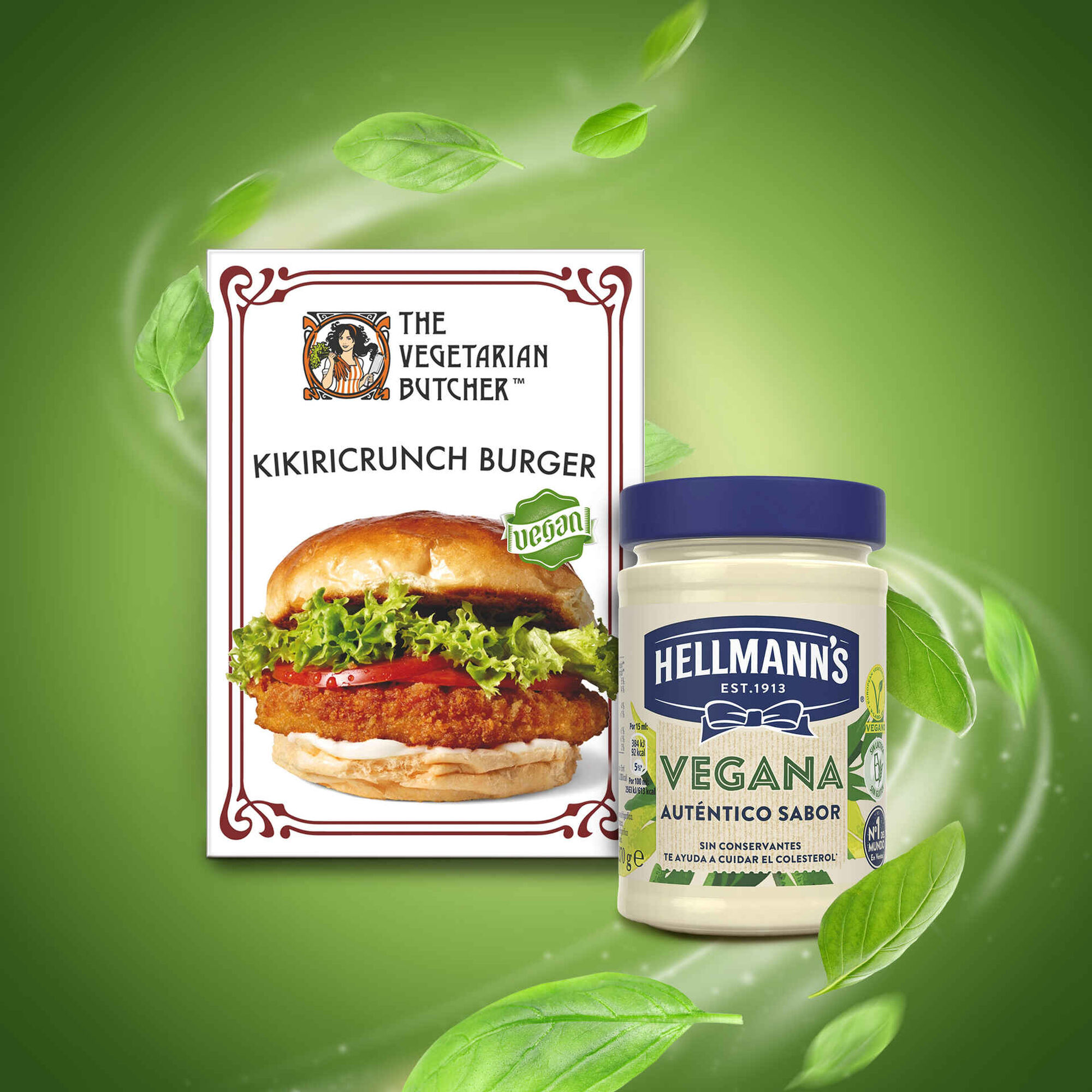 Hambúrguer Vegan com um pouco de Crunch Hambúrguer Vegan com um pouco de Crunch