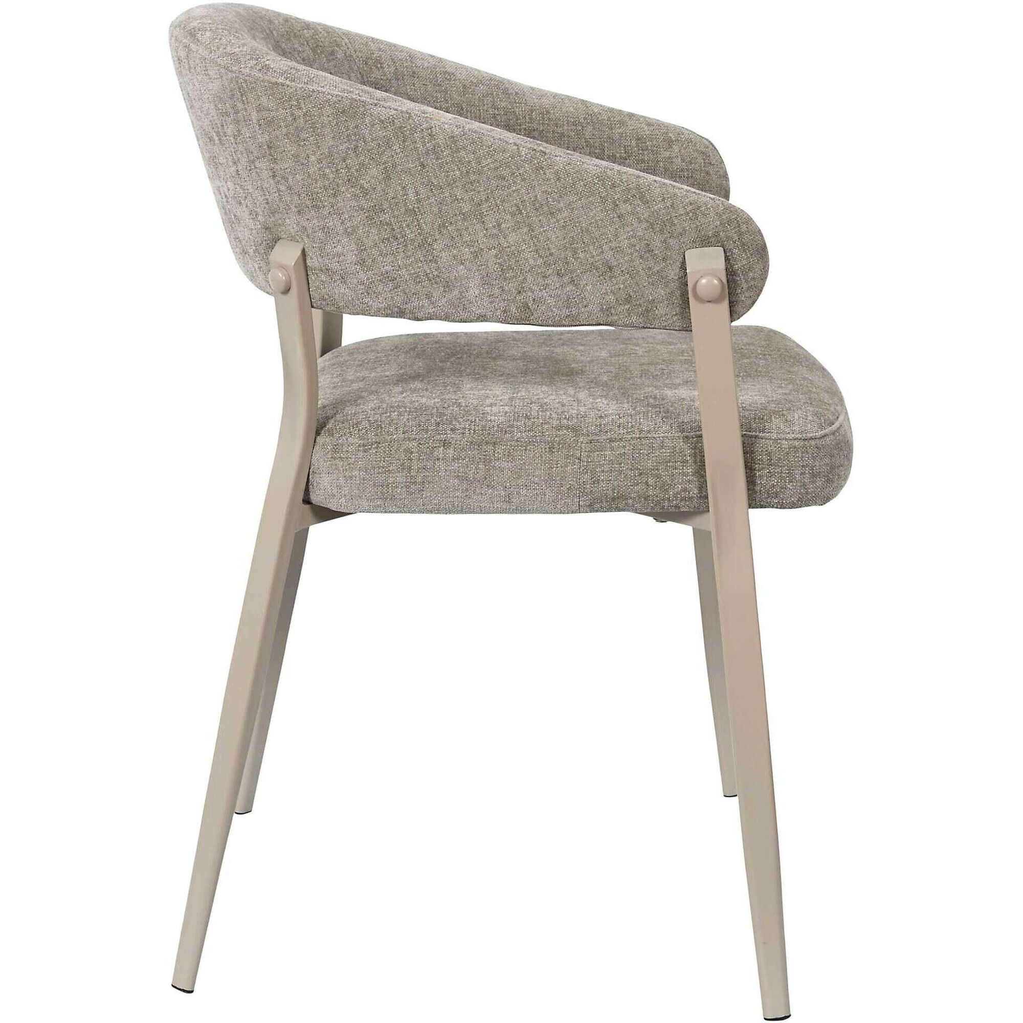 Conjunto de 2 Poltronas Taupe Em&iacute;lia