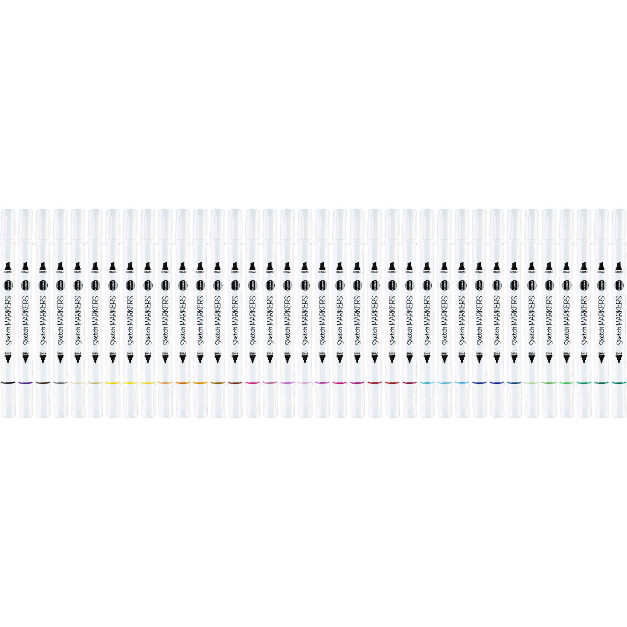 Marcador de Colorir 2 Pontas Sketch Centrum